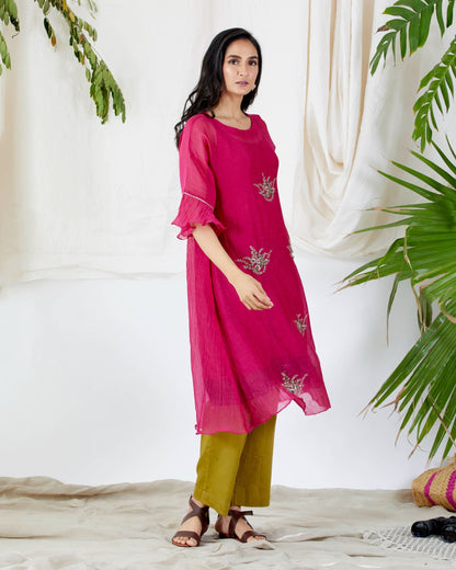 BOUQUET BELLA TUNIC by devyanimehrotra.com with at Kamakhyaa for sustainable fashion