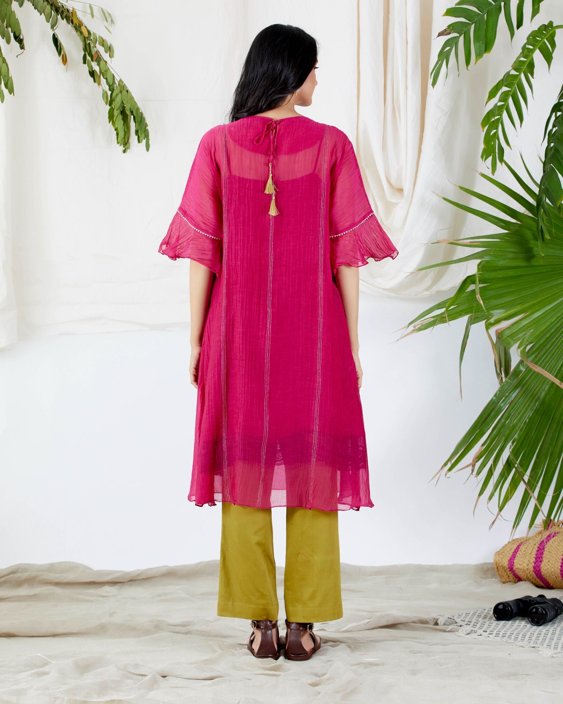 BOUQUET BELLA TUNIC by devyanimehrotra.com with at Kamakhyaa for sustainable fashion