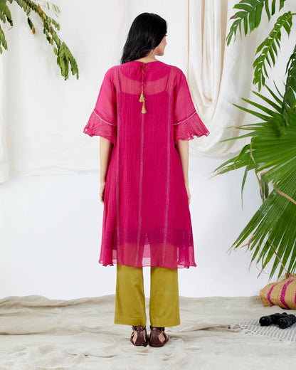 BOUQUET BELLA TUNIC by devyanimehrotra.com with at Kamakhyaa for sustainable fashion