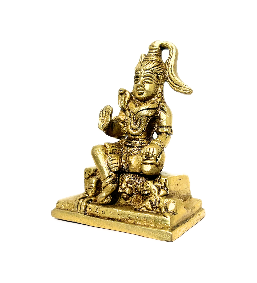 Brass Shiv Ji Idol– 100% Pure Brass by Aetherea World with God, Made from Natural Materials at Kamakhyaa for sustainable fashion