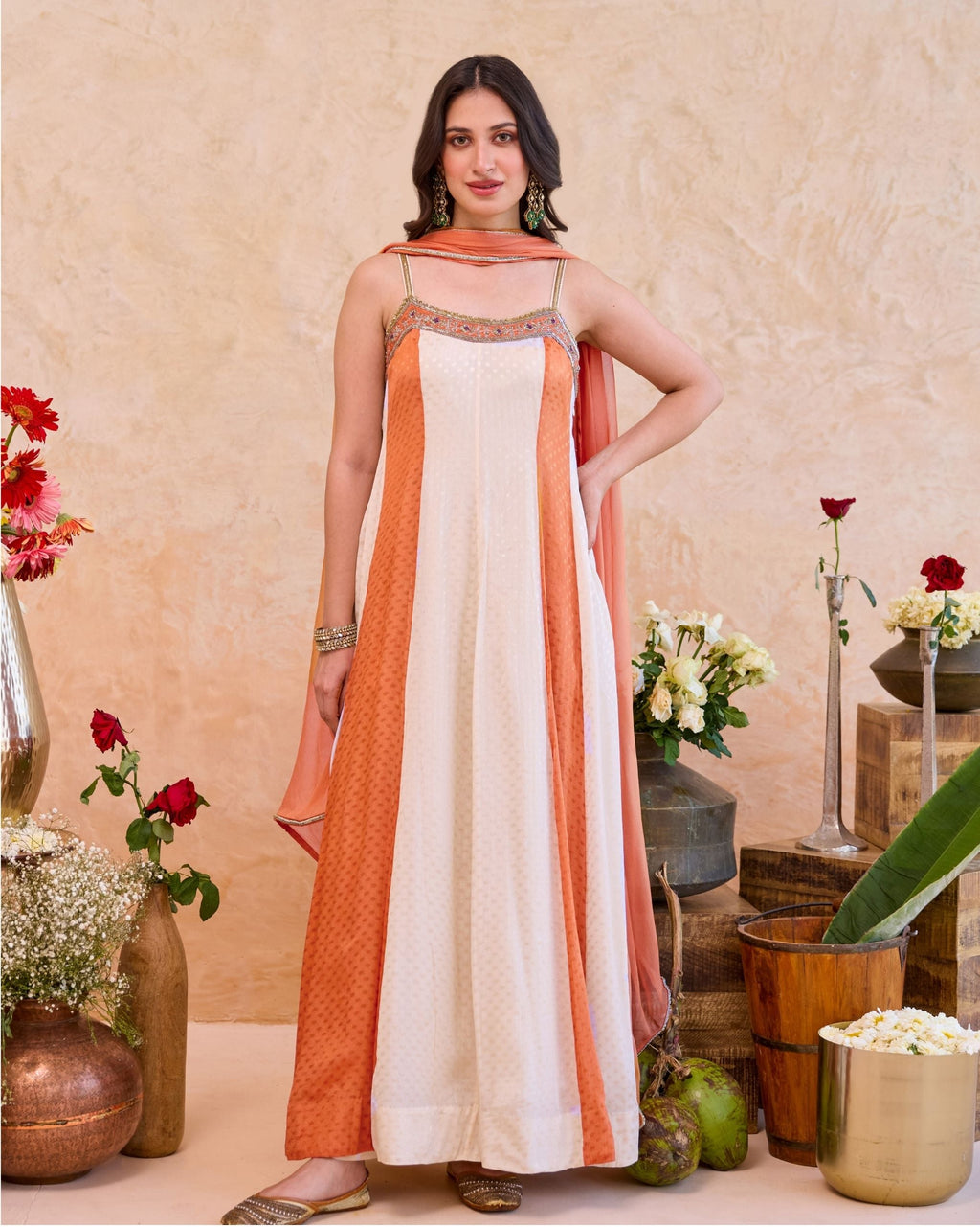 Aarohi Kurta Set by Taro with Jashn-E-Taro - The Trousseau Edit by Taro at Kamakhyaa India for sustainable fashion