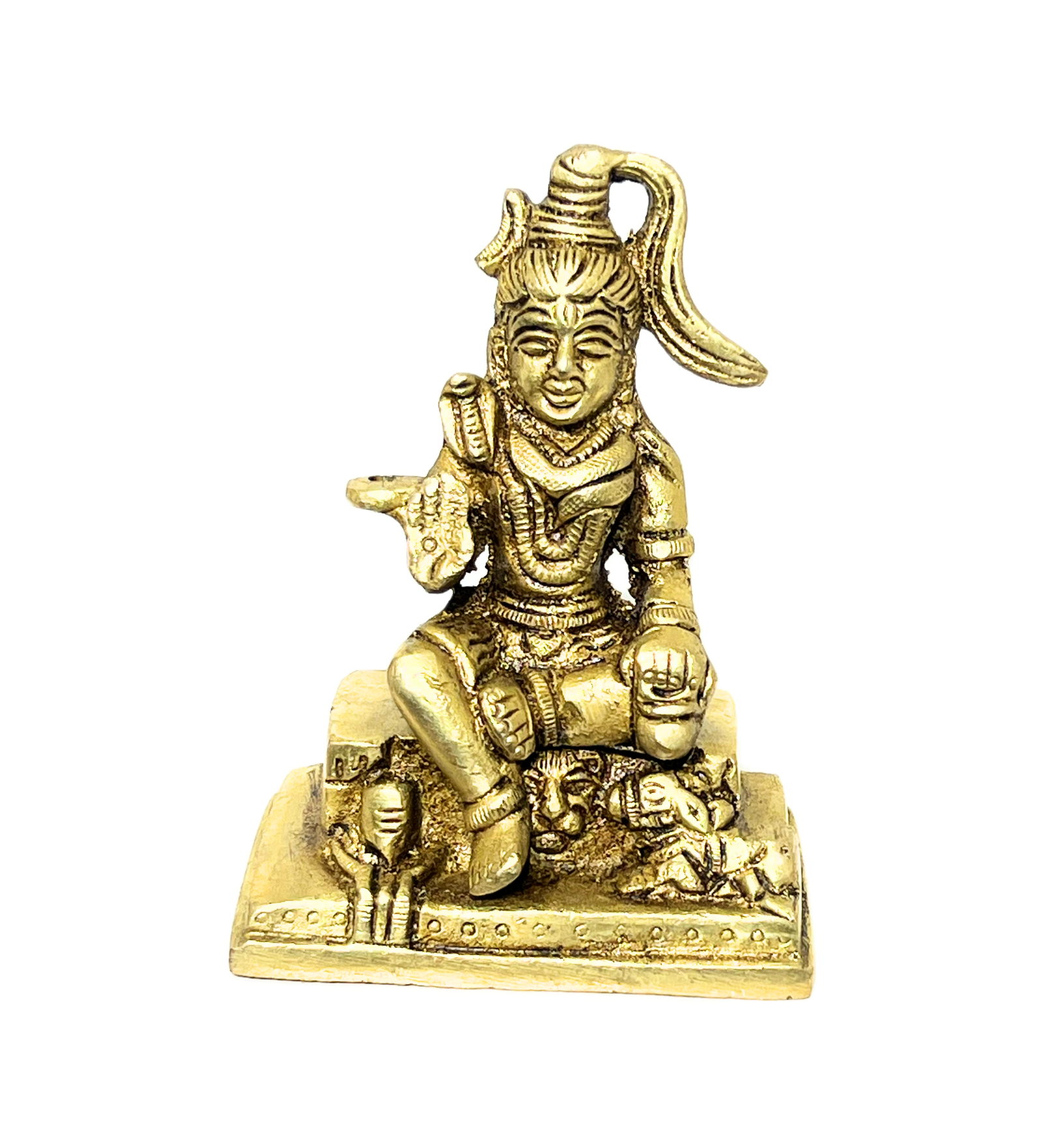 Brass Shiv Ji Idol– 100% Pure Brass by Aetherea World with God, Made from Natural Materials at Kamakhyaa for sustainable fashion