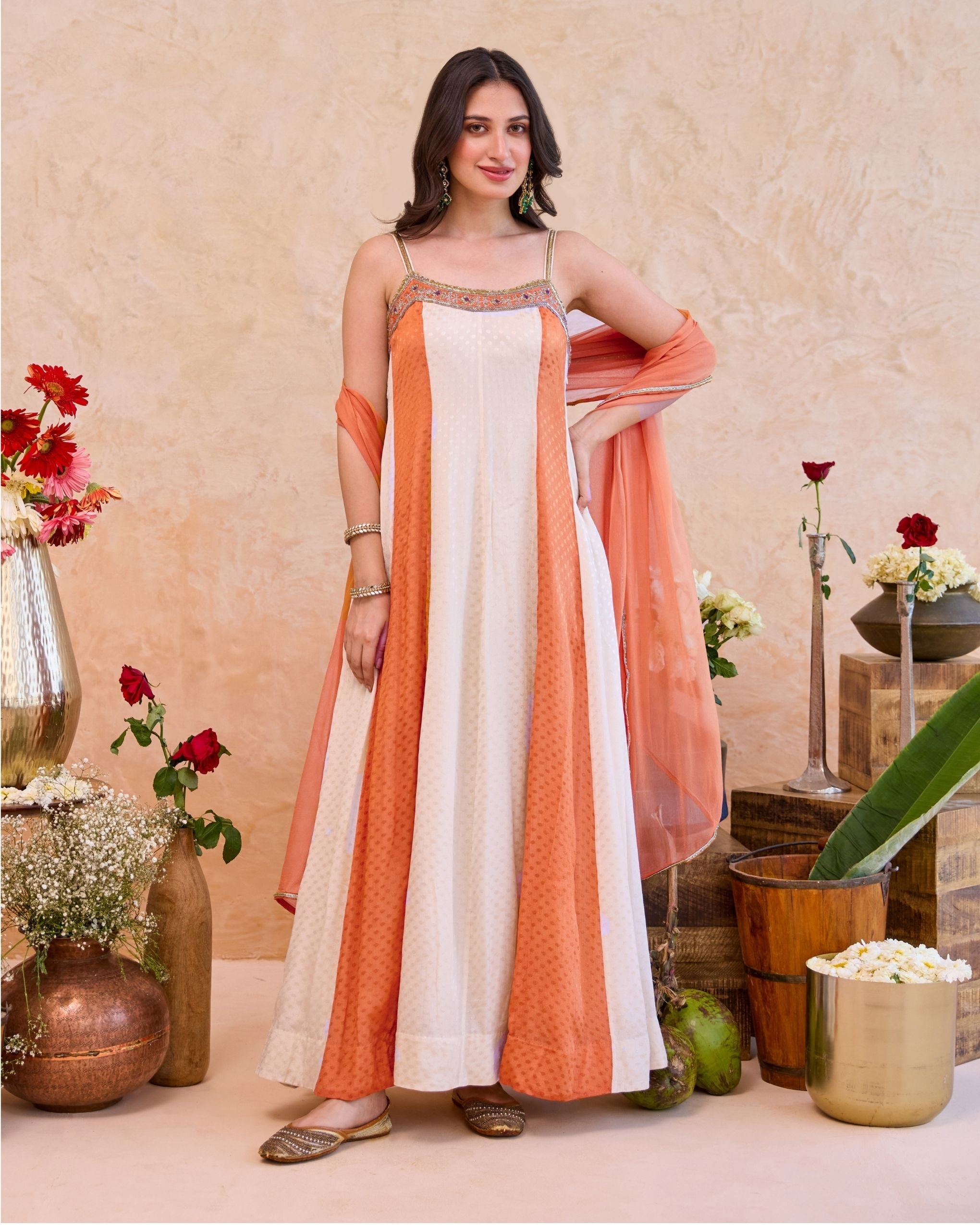 Aarohi Kurta Set by Taro with Jashn-E-Taro - The Trousseau Edit by Taro at Kamakhyaa India for sustainable fashion