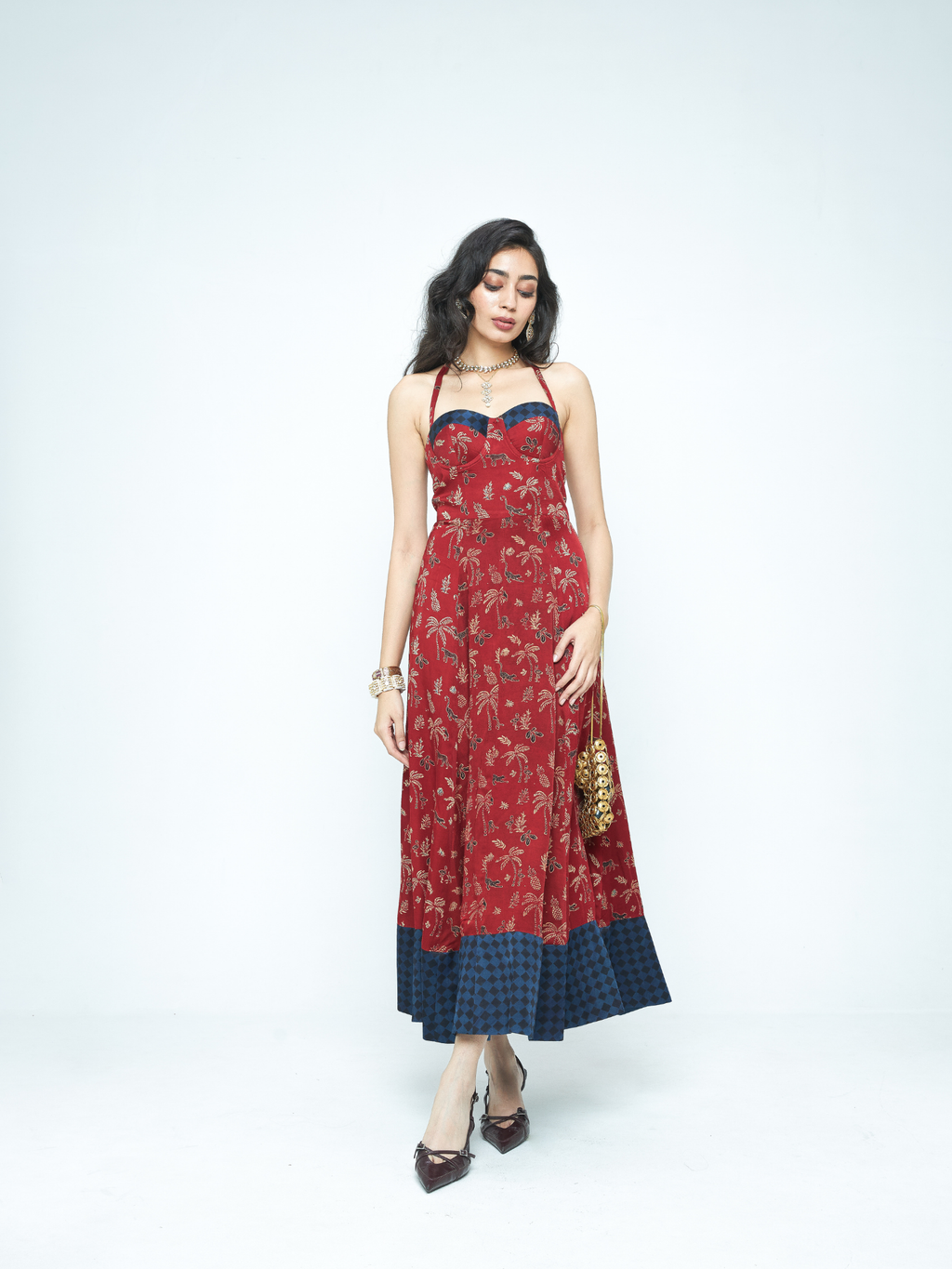 Parade Flare Dress by anushé pirani with Dresses, Tops & Shirts, Woman co-ord sets, Womenswear at Kamakhyaa for sustainable fashion