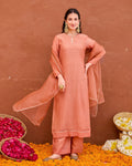 Kesar Kurta Set by Taro with Saundh by Taro at Kamakhyaa India for sustainable fashion