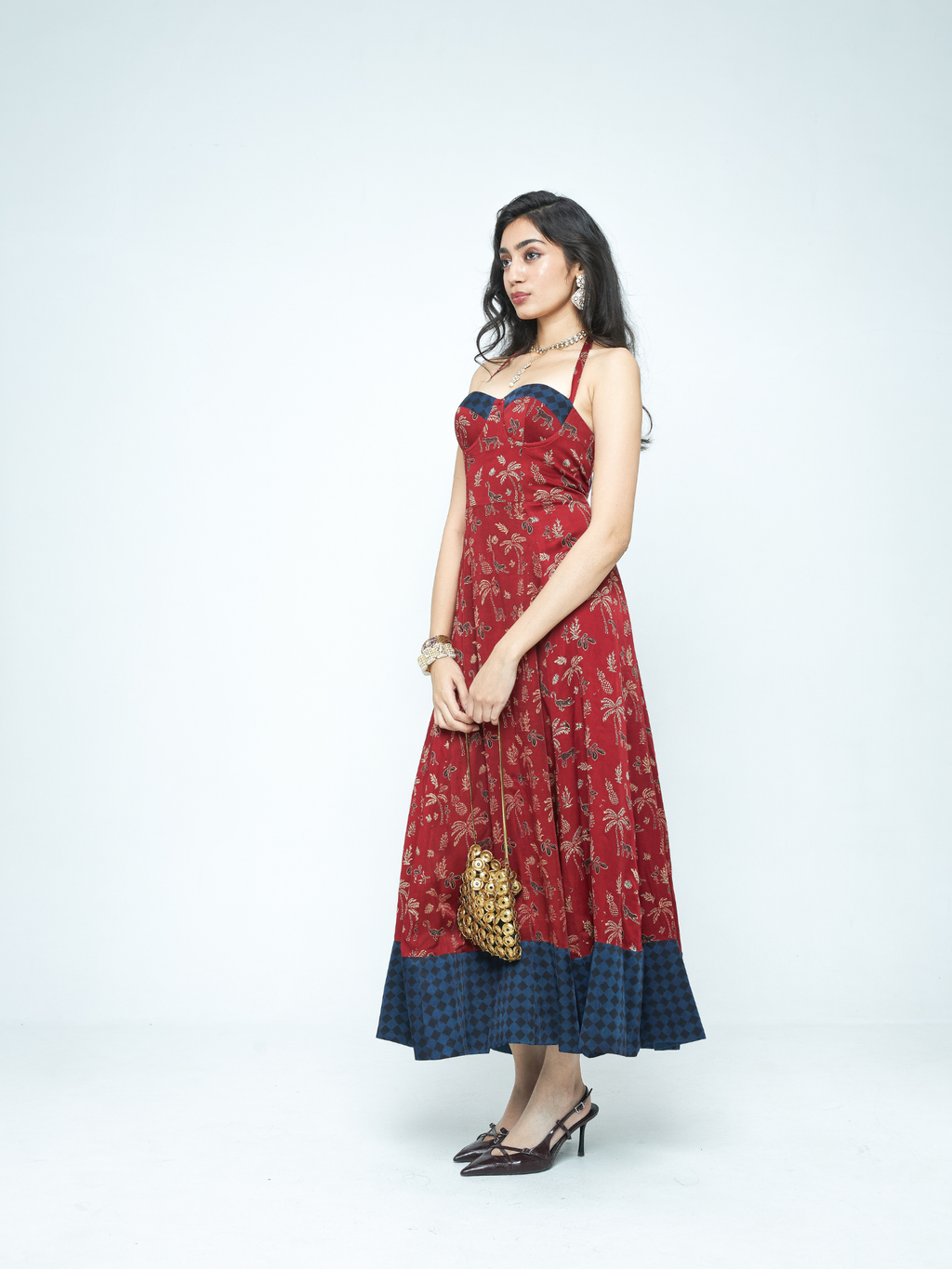 Parade Flare Dress by anushé pirani with Dresses, Tops & Shirts, Woman co-ord sets, Womenswear at Kamakhyaa for sustainable fashion