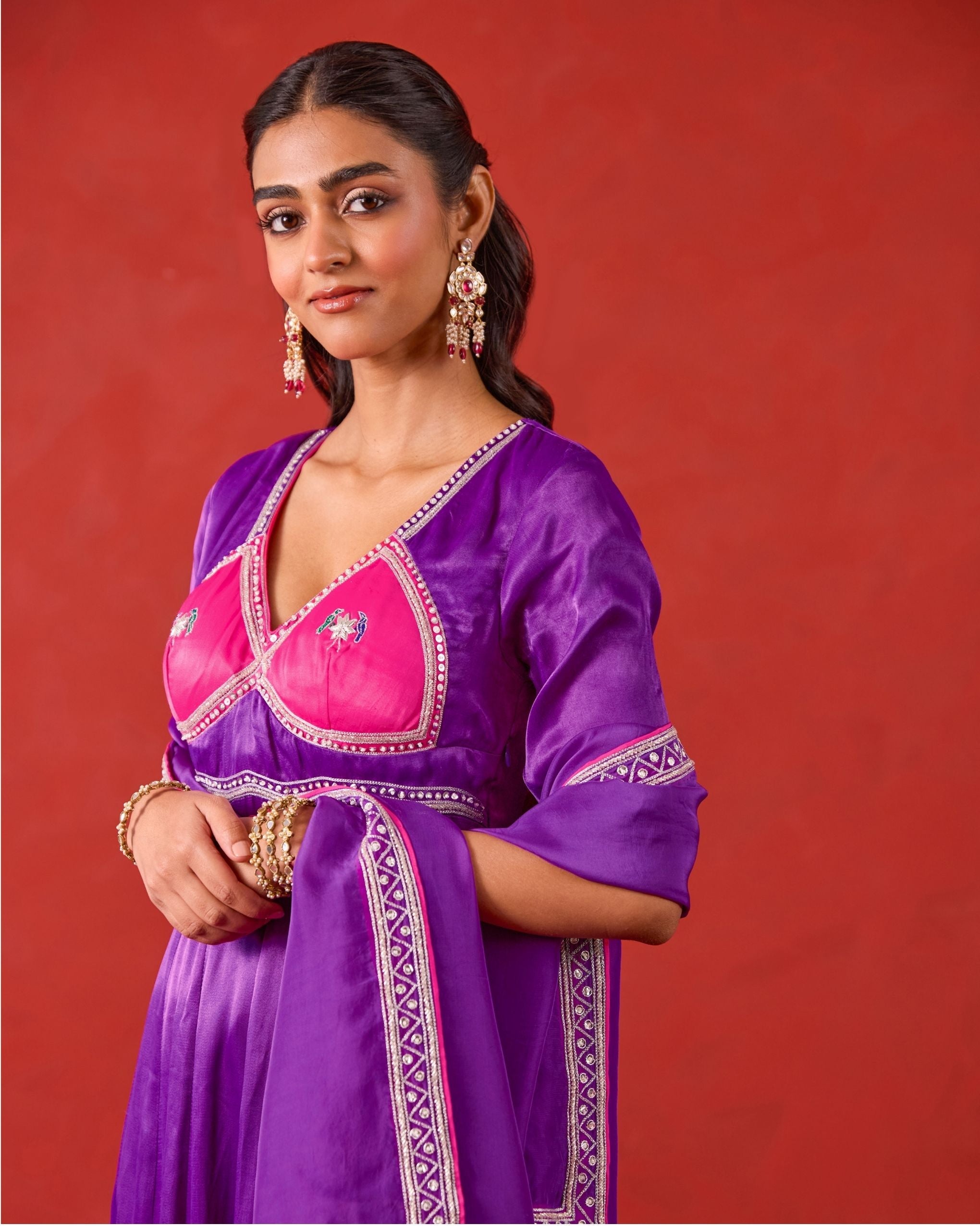 Noorvi kurta set by Taro with Jashn-E-Taro - The Trousseau Edit by Taro at Kamakhyaa India for sustainable fashion