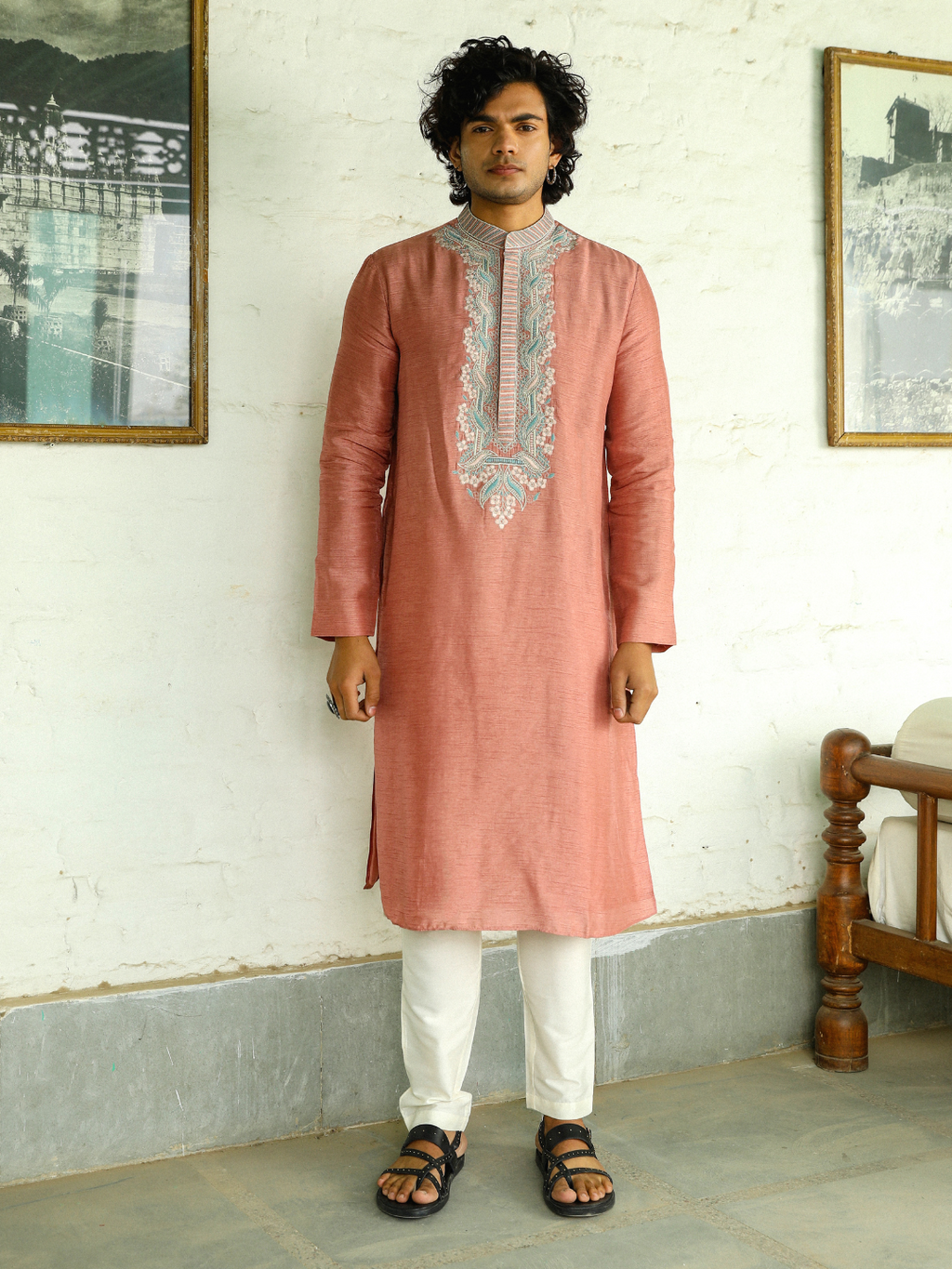 Arham Kurta Set by RoohbyRidhimaa with Aangan By RoohbyRidhimaa at Kamakhyaa for sustainable fashion