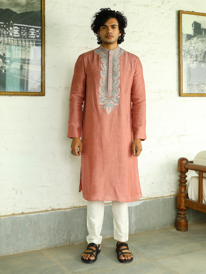 Arham Kurta Set by RoohbyRidhimaa with Aangan By RoohbyRidhimaa at Kamakhyaa for sustainable fashion