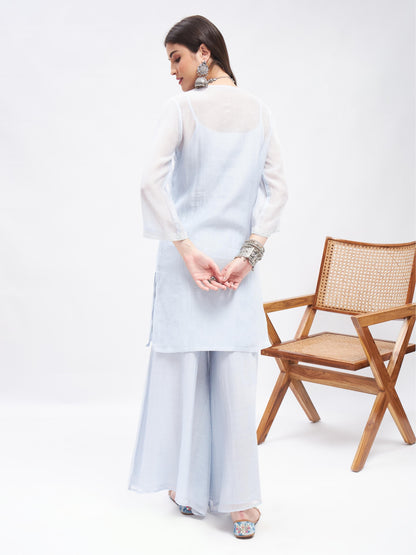 Inara Kurta Set by RoohbyRidhimaa with Large, Medium, Small, X-Large, X-Small at Kamakhyaa for sustainable fashion