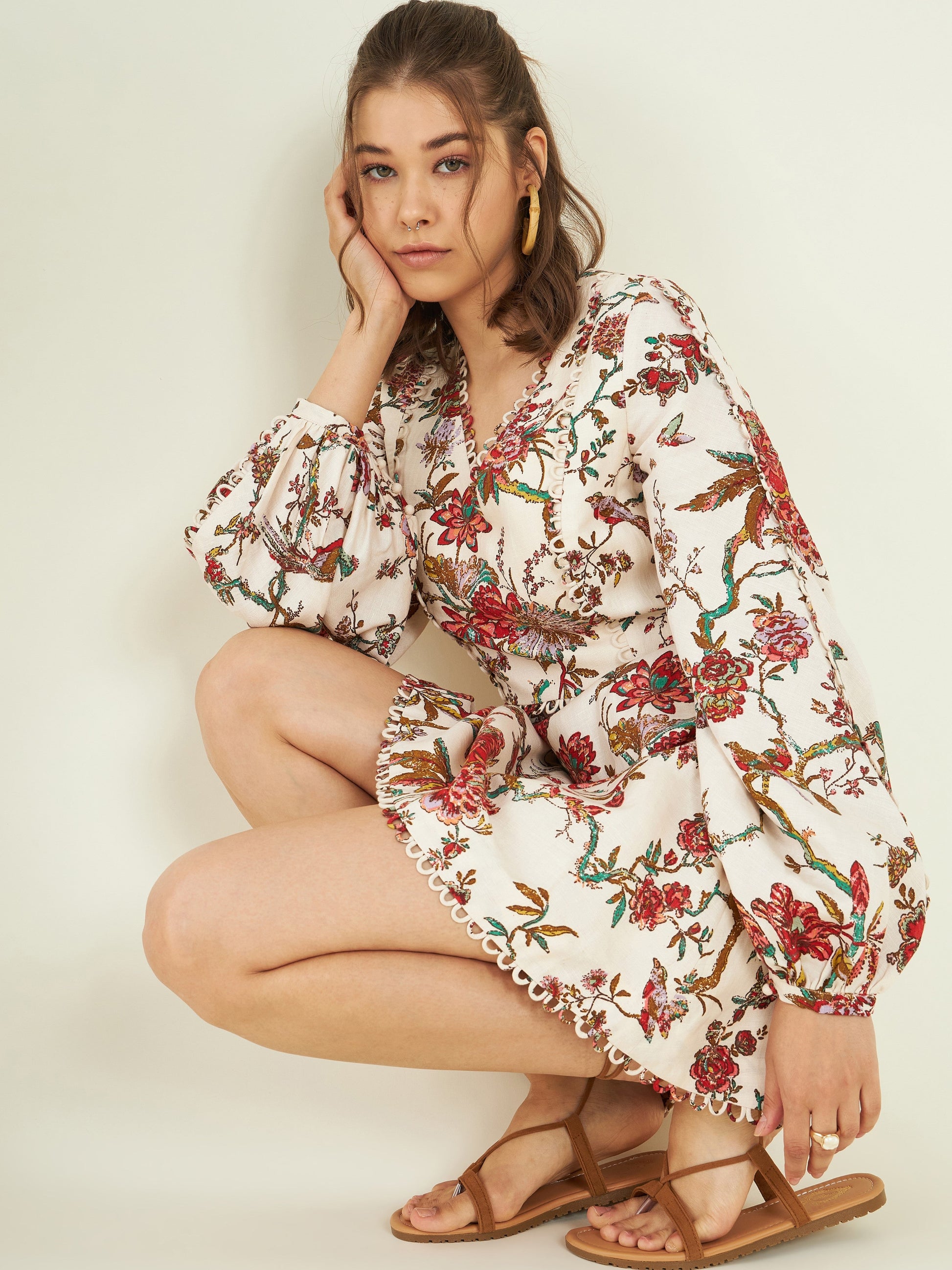 Wildflower Dress by Bohobi with at Kamakhyaa for sustainable fashion