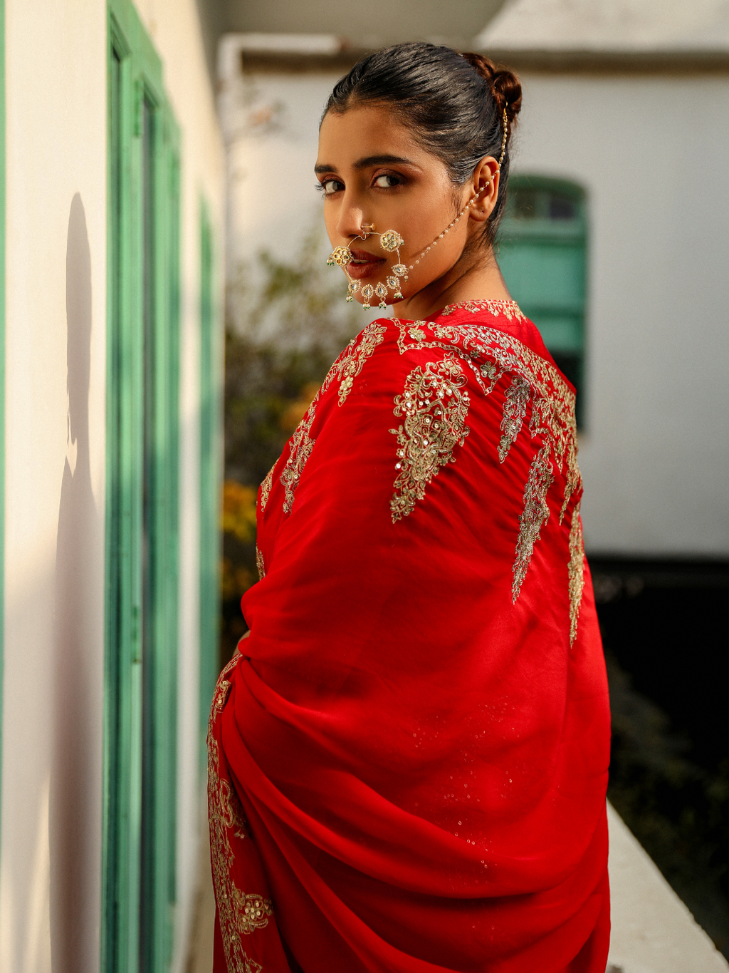 Razaa Saree Set by RoohbyRidhimaa with Large, Medium, Small, X-Large, X-Small at Kamakhyaa for sustainable fashion