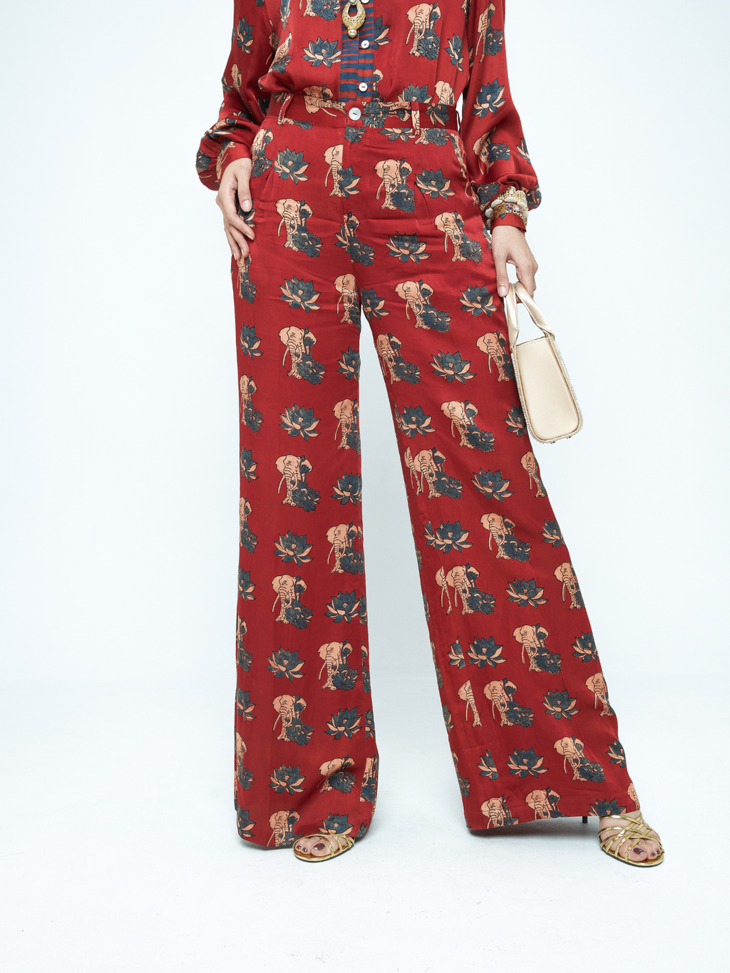 The Pleat Pants by anushé pirani with Pants, Womenswear at Kamakhyaa for sustainable fashion