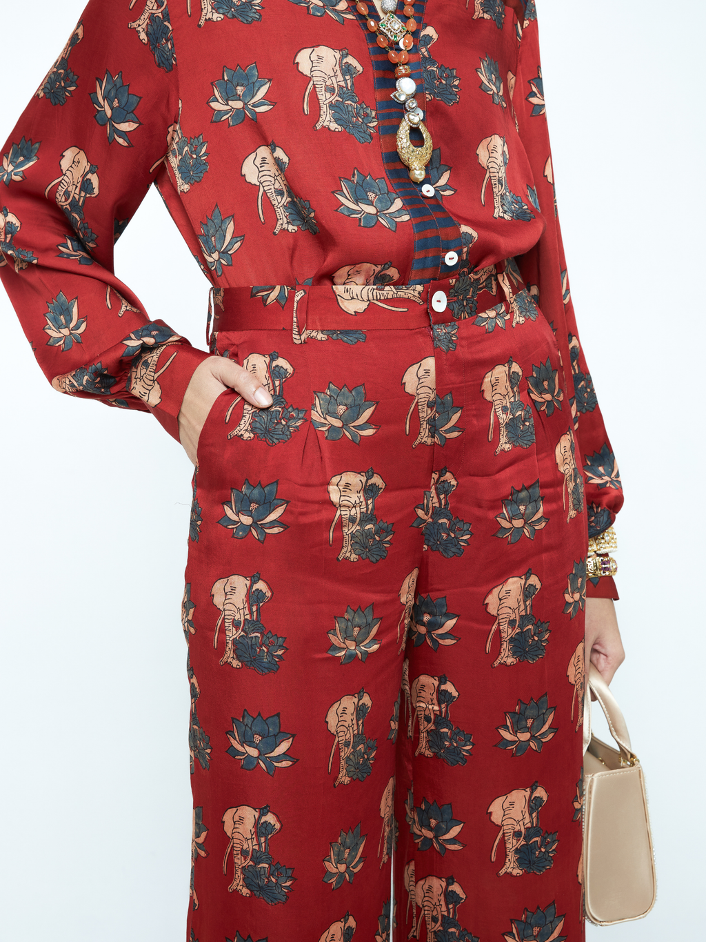 The Pleat Pants by anushé pirani with Pants, Womenswear at Kamakhyaa for sustainable fashion