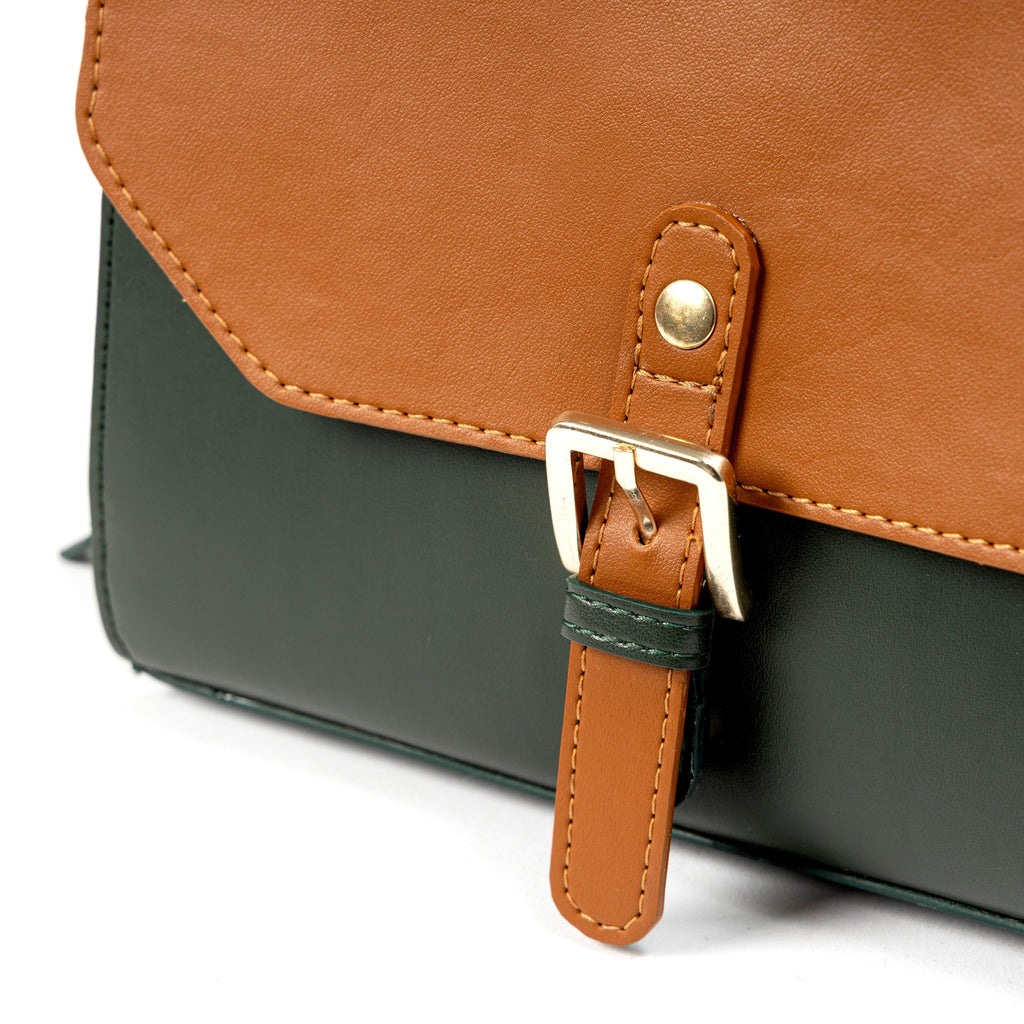 Juniper Vegan Leather Sling Bag - Green by Green Hermitage with SS25 at Kamakhyaa for sustainable fashion