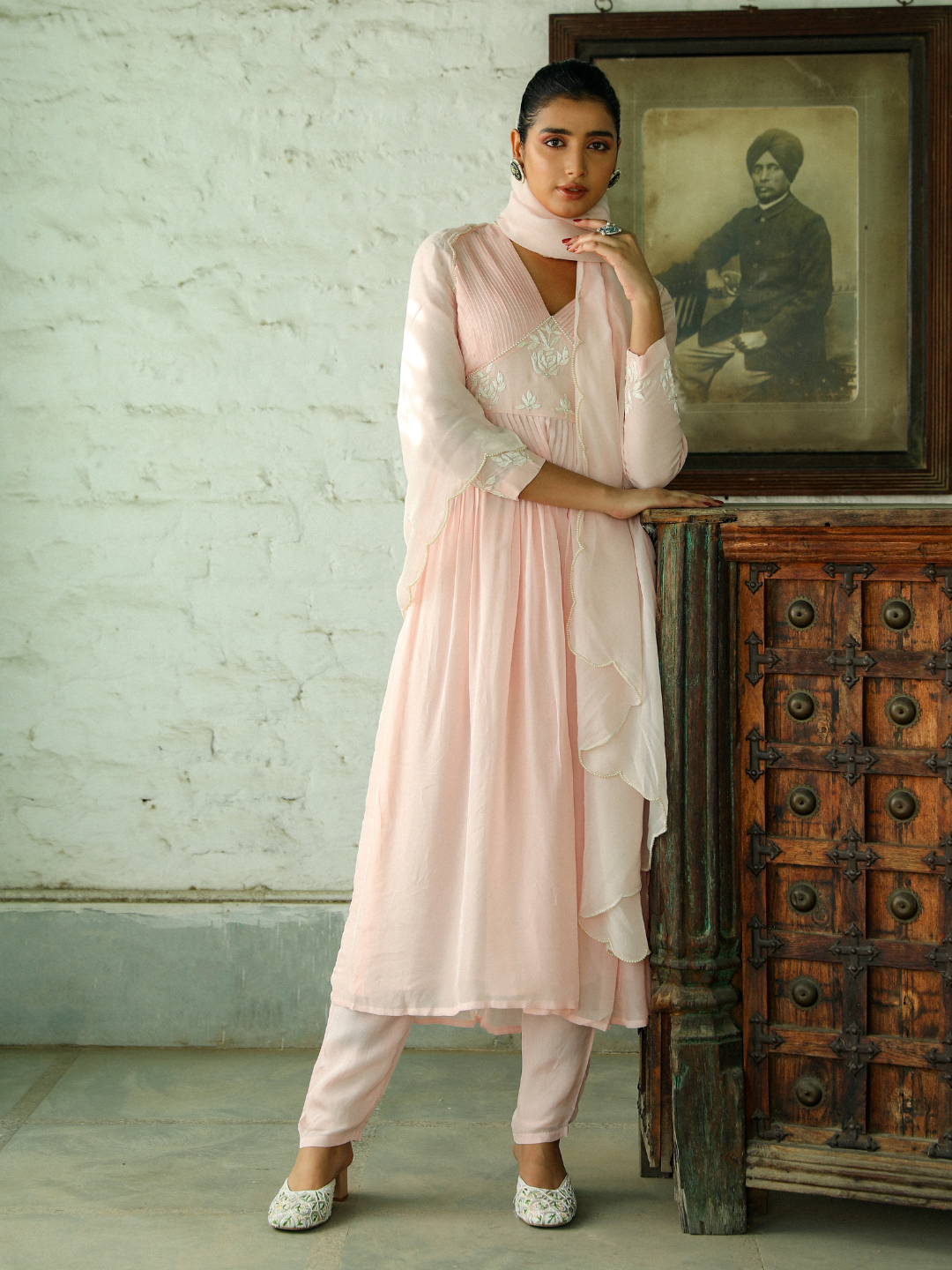 Sufiyaan Kurta Set by RoohbyRidhimaa with Large, Medium, Small, X-Large, X-Small at Kamakhyaa for sustainable fashion