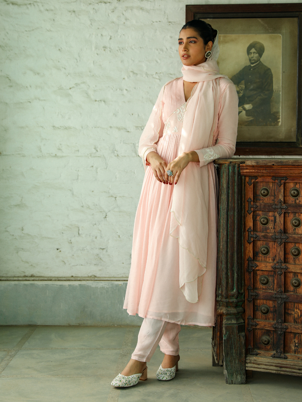 Sufiyaan Kurta Set by RoohbyRidhimaa with Large, Medium, Small, X-Large, X-Small at Kamakhyaa for sustainable fashion
