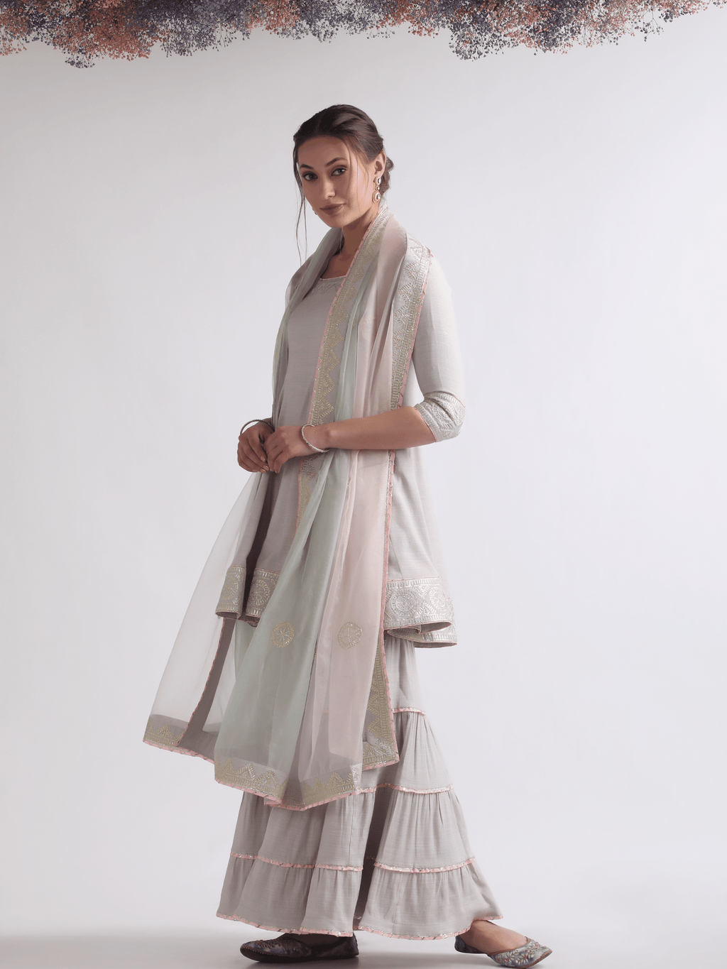 Nairobi Kurta Set by RoohbyRidhimaa with Large, Medium, Small, X-Large, X-Small at Kamakhyaa for sustainable fashion