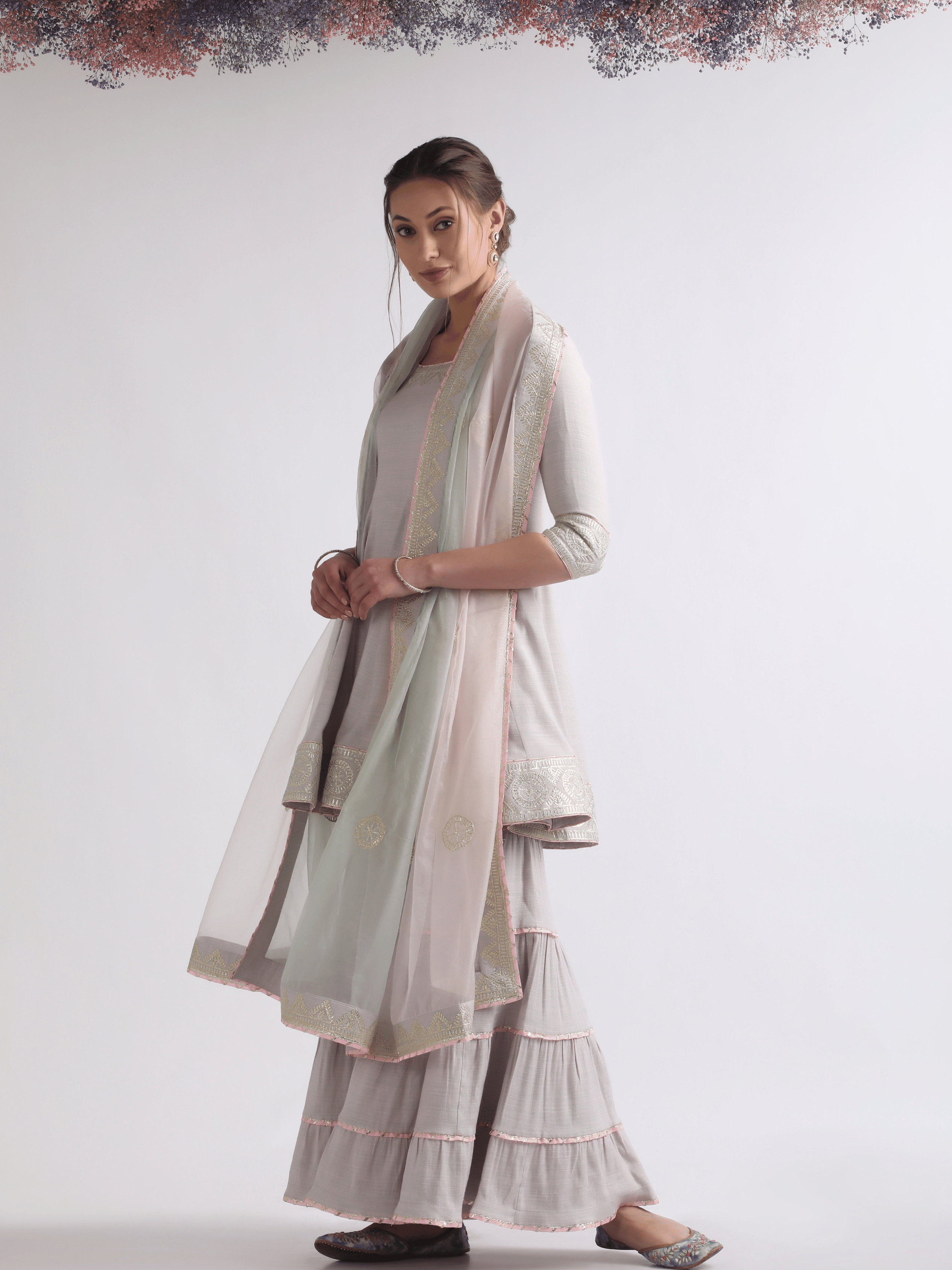 Nairobi Kurta Set by RoohbyRidhimaa with Large, Medium, Small, X-Large, X-Small at Kamakhyaa for sustainable fashion
