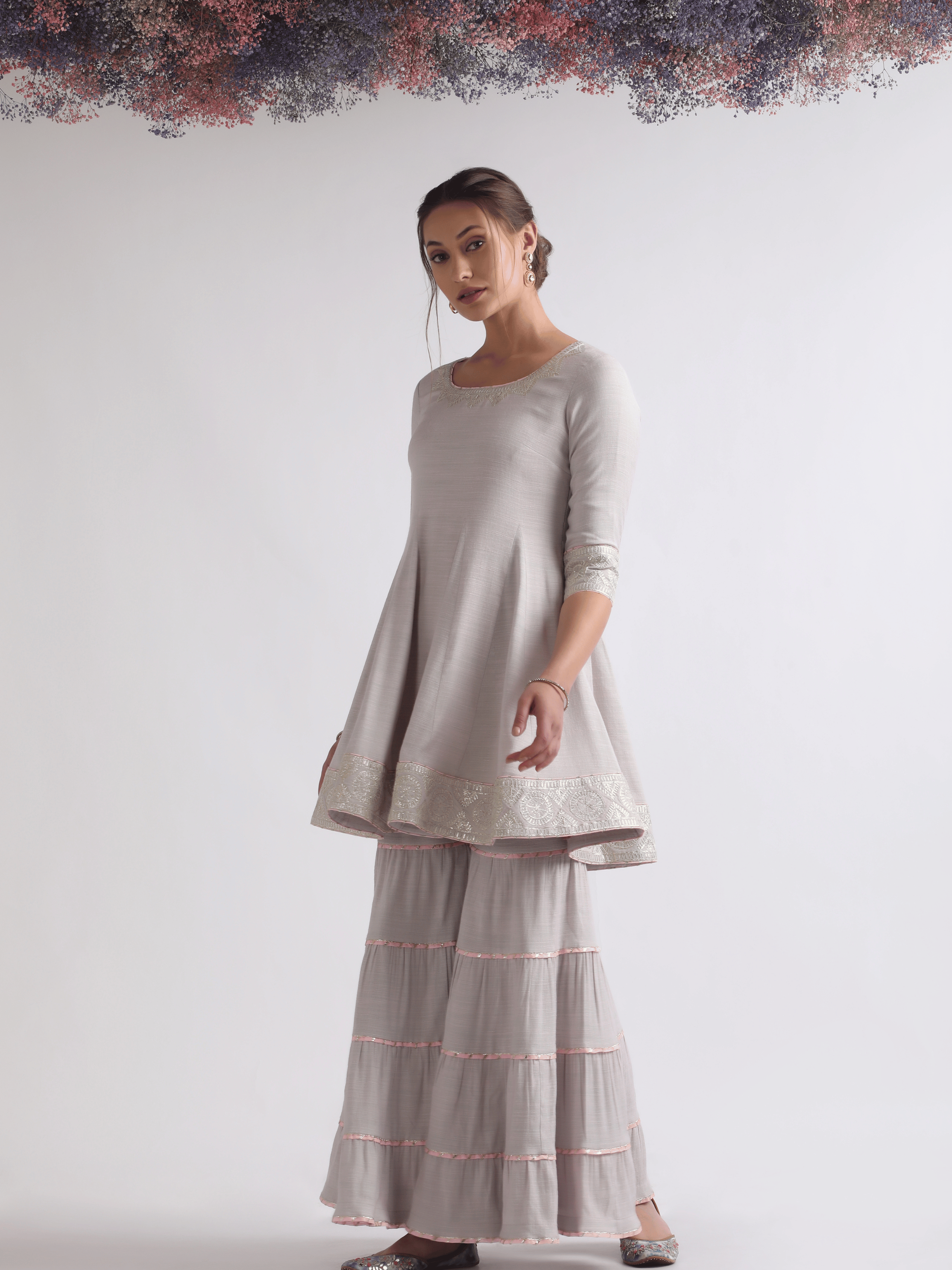 Nairobi Kurta Set by RoohbyRidhimaa with Large, Medium, Small, X-Large, X-Small at Kamakhyaa for sustainable fashion