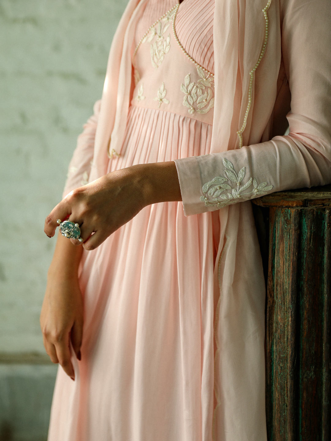 Sufiyaan Kurta Set by RoohbyRidhimaa with Large, Medium, Small, X-Large, X-Small at Kamakhyaa for sustainable fashion