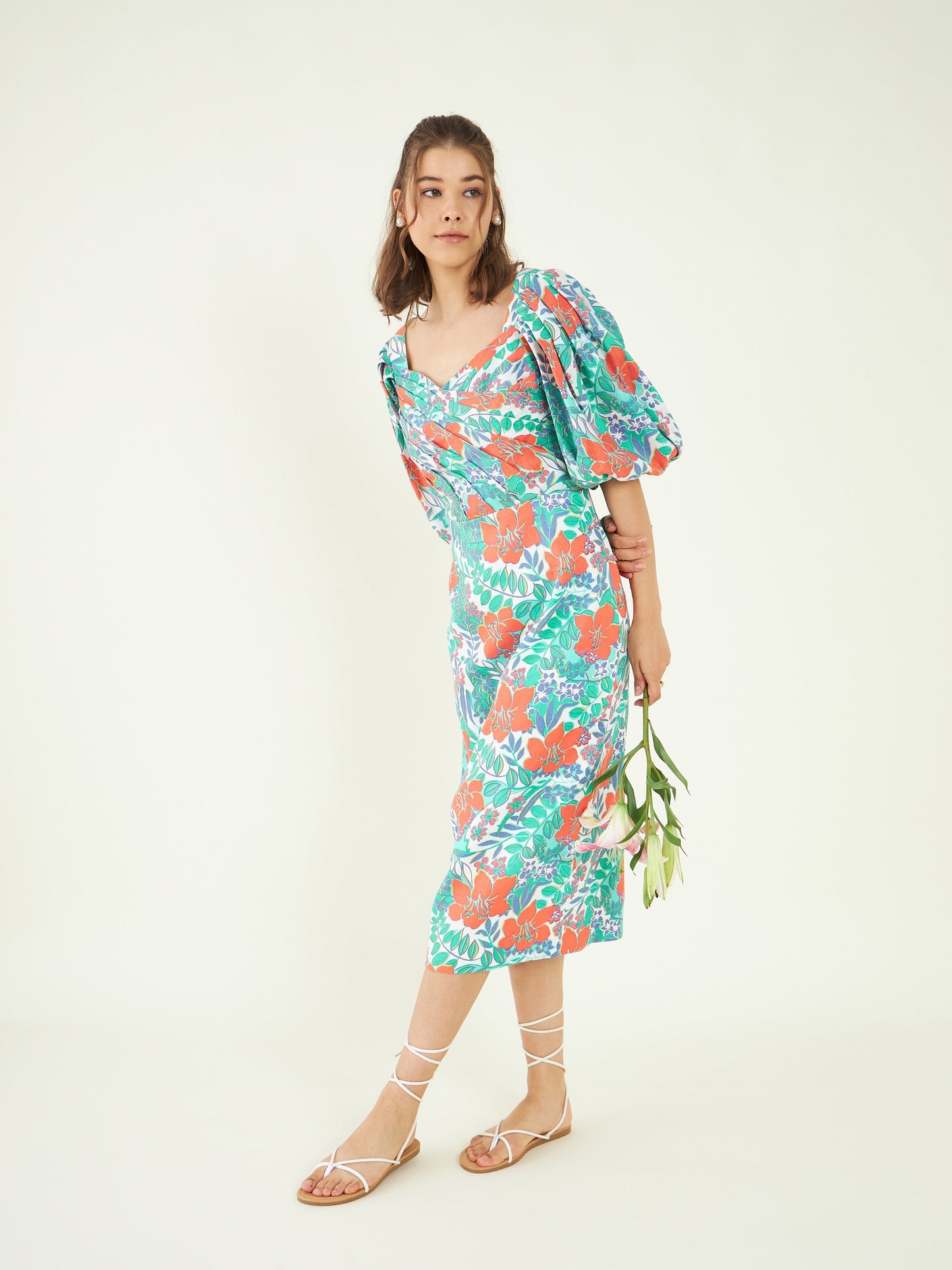 Fresh Bloom Dress by Bohobi with at Kamakhyaa for sustainable fashion