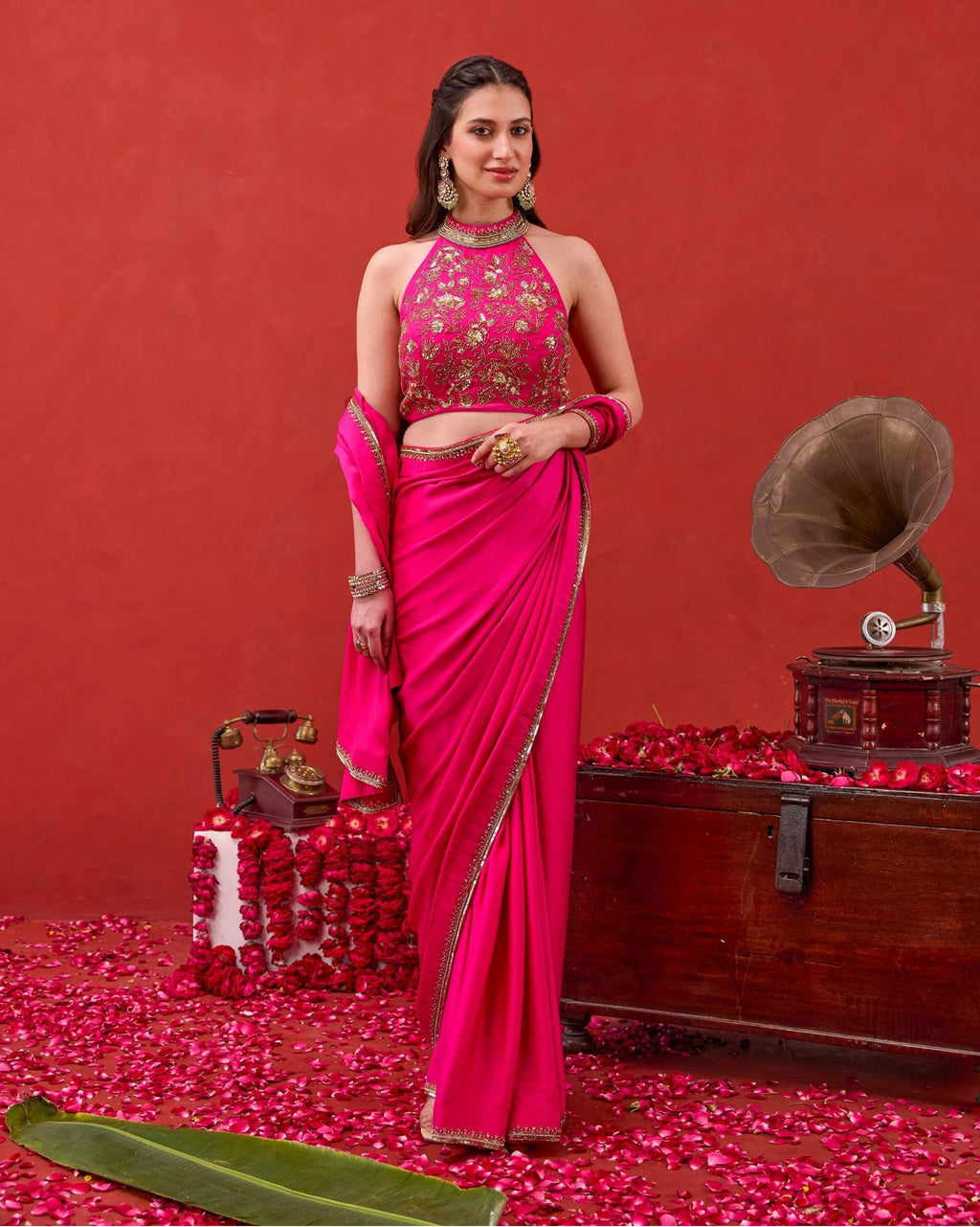 Kaashni Saree by Taro with Jashn-E-Taro - The Trousseau Edit by Taro at Kamakhyaa India for sustainable fashion