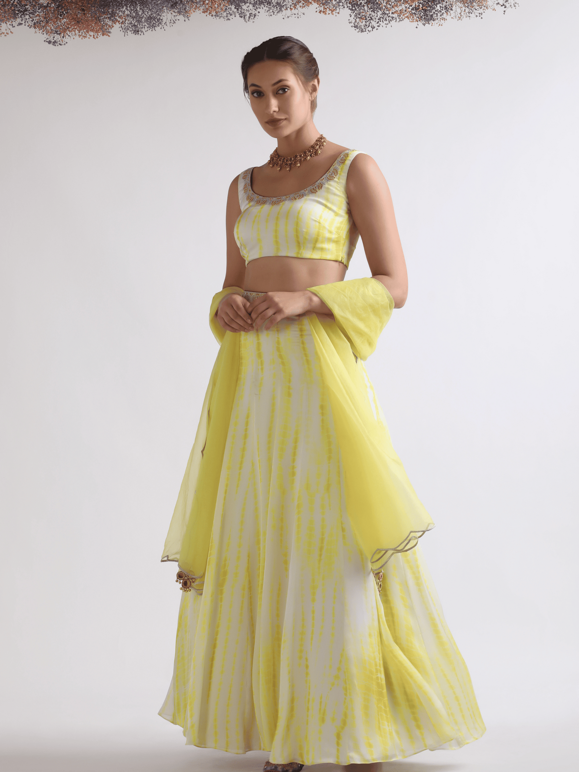 Mukhee Lehenga Set by RoohbyRidhimaa with at Kamakhyaa for sustainable fashion