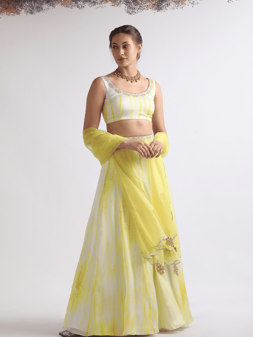 Mukhee Lehenga Set by RoohbyRidhimaa with at Kamakhyaa for sustainable fashion