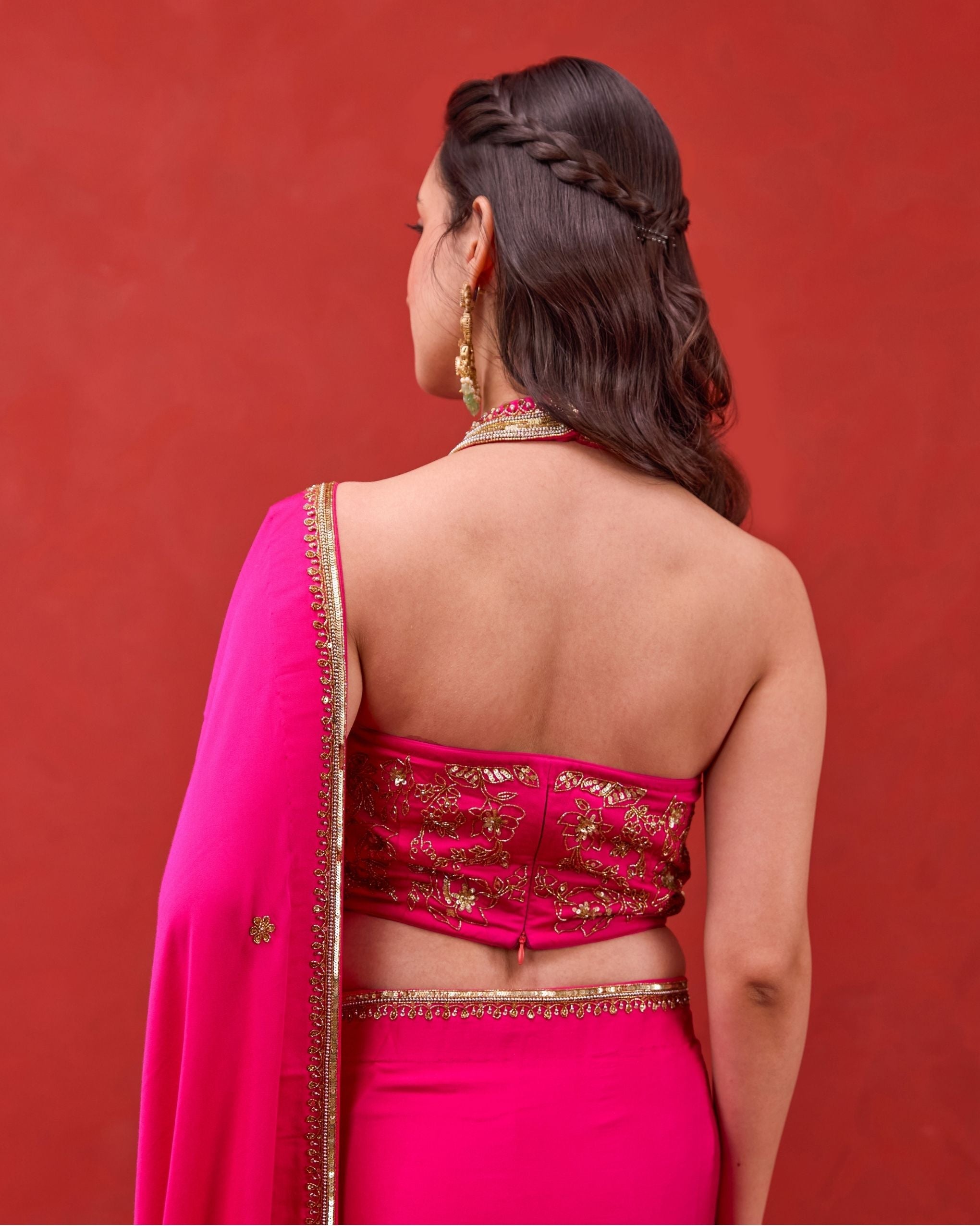 Kaashni Saree by Taro with Jashn-E-Taro - The Trousseau Edit by Taro at Kamakhyaa India for sustainable fashion