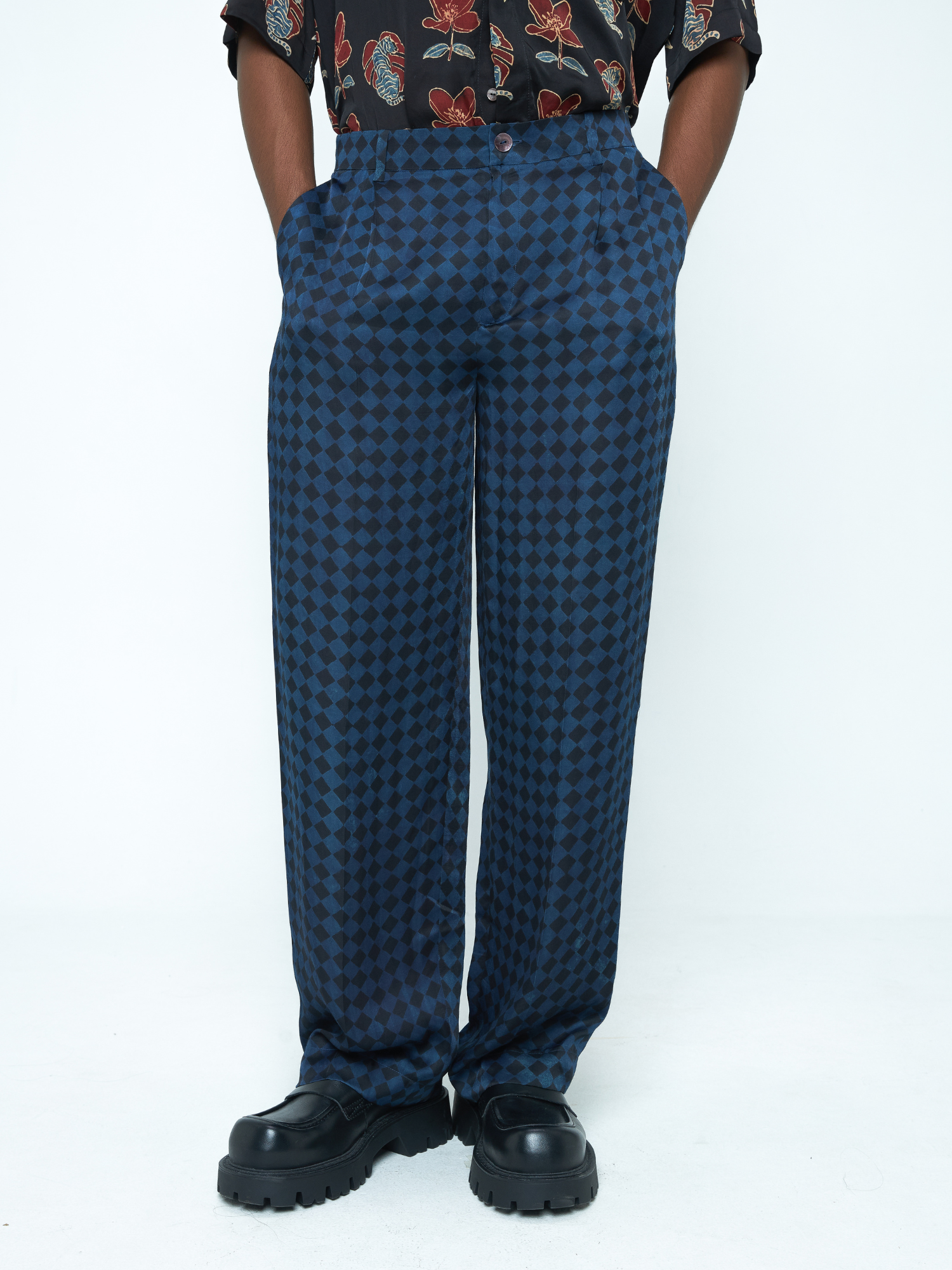 Shadow Pleat Pants by anushé pirani with Menswear, Pants at Kamakhyaa for sustainable fashion