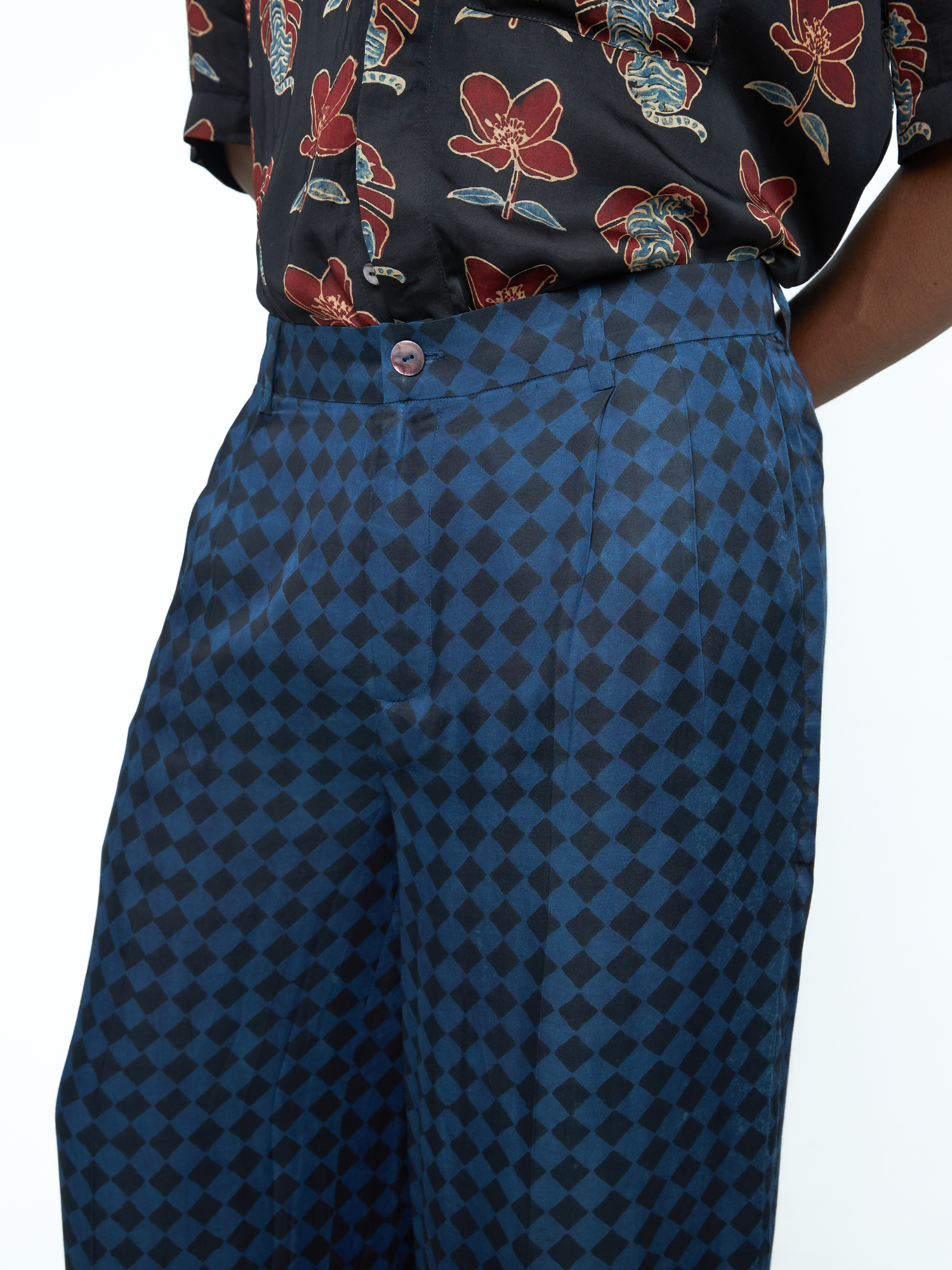 Shadow Pleat Pants by anushé pirani with Menswear, Pants at Kamakhyaa for sustainable fashion