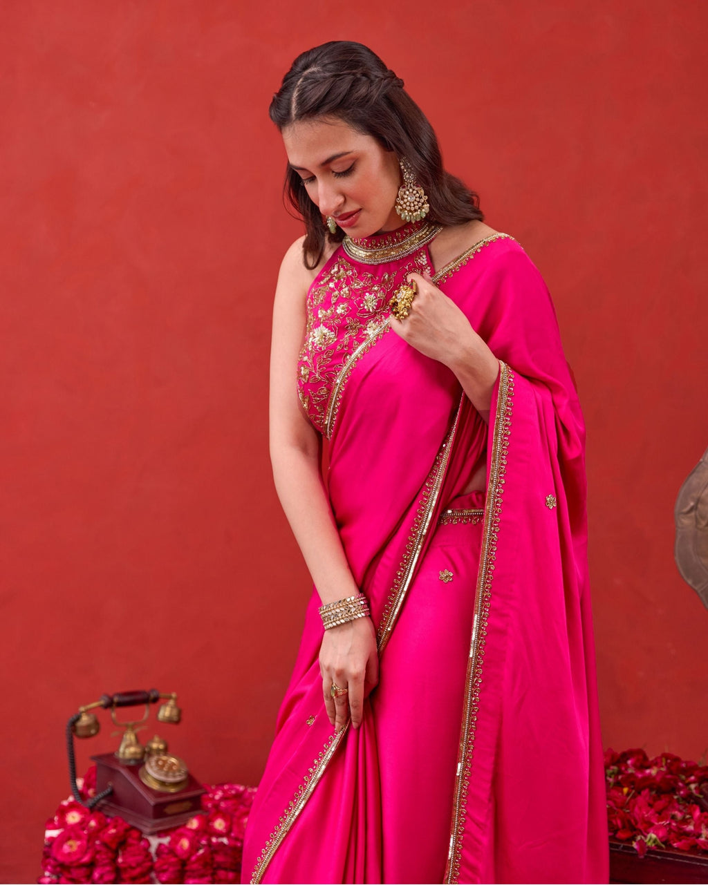 Kaashni Saree by Taro with Jashn-E-Taro - The Trousseau Edit by Taro at Kamakhyaa India for sustainable fashion