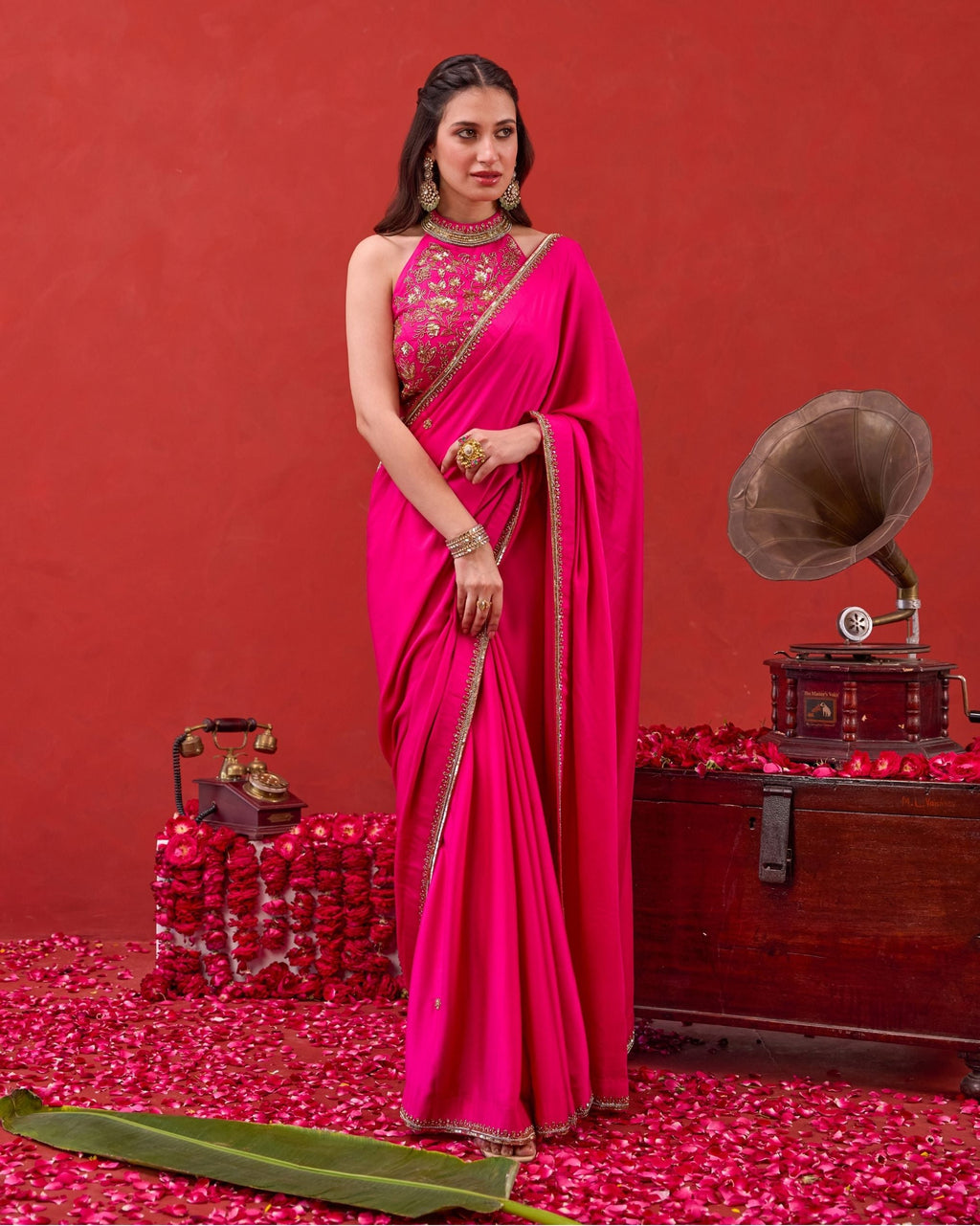 Kaashni Saree by Taro with Jashn-E-Taro - The Trousseau Edit by Taro at Kamakhyaa India for sustainable fashion
