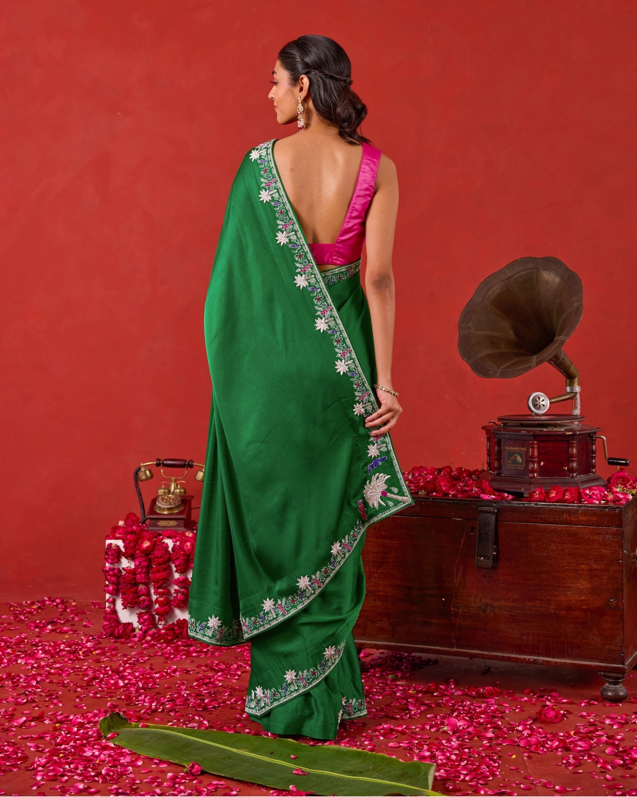 Zariya Saree by Taro with Jashn-E-Taro - The Trousseau Edit by Taro at Kamakhyaa India for sustainable fashion