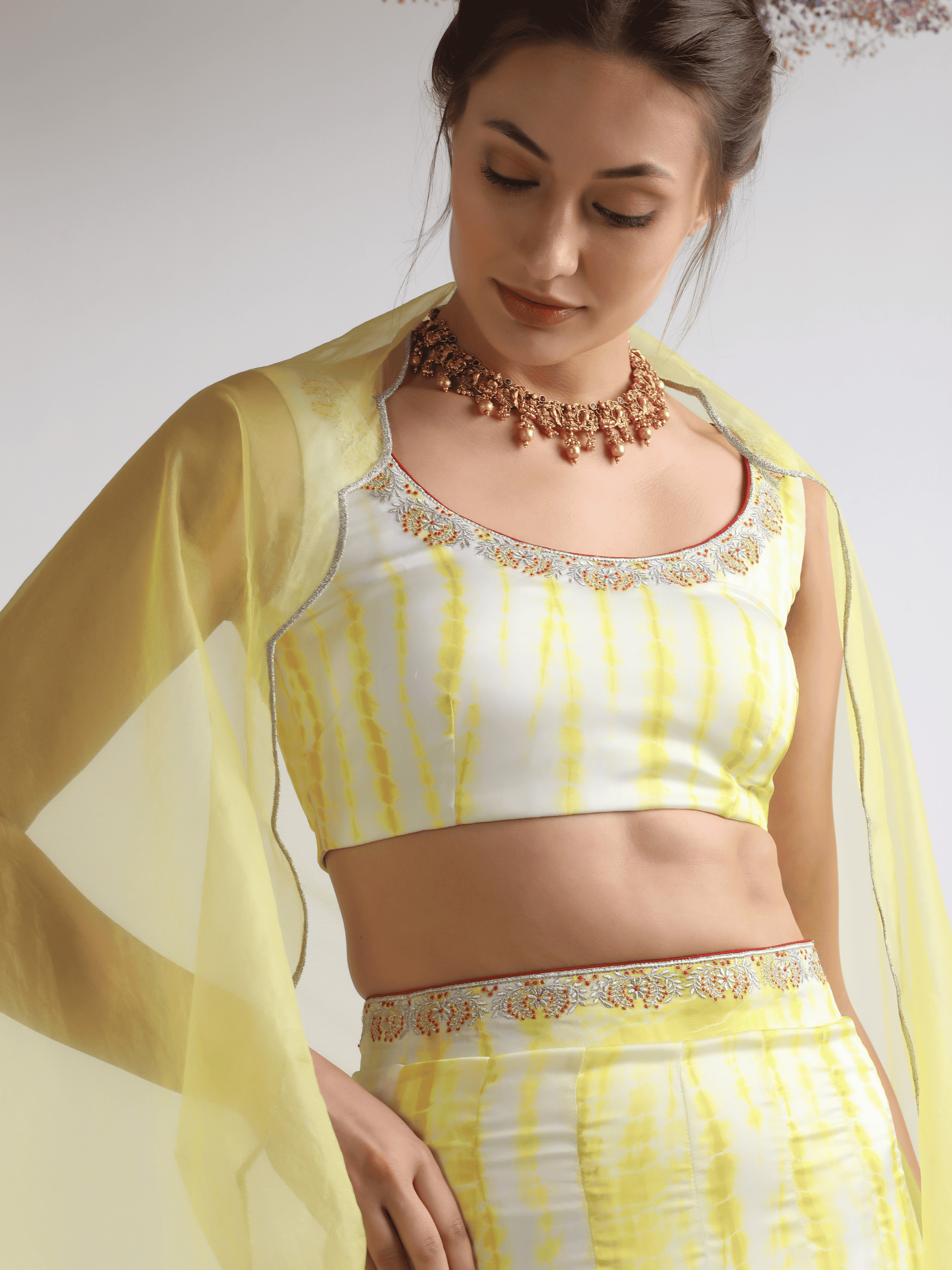 Mukhee Lehenga Set by RoohbyRidhimaa with at Kamakhyaa for sustainable fashion