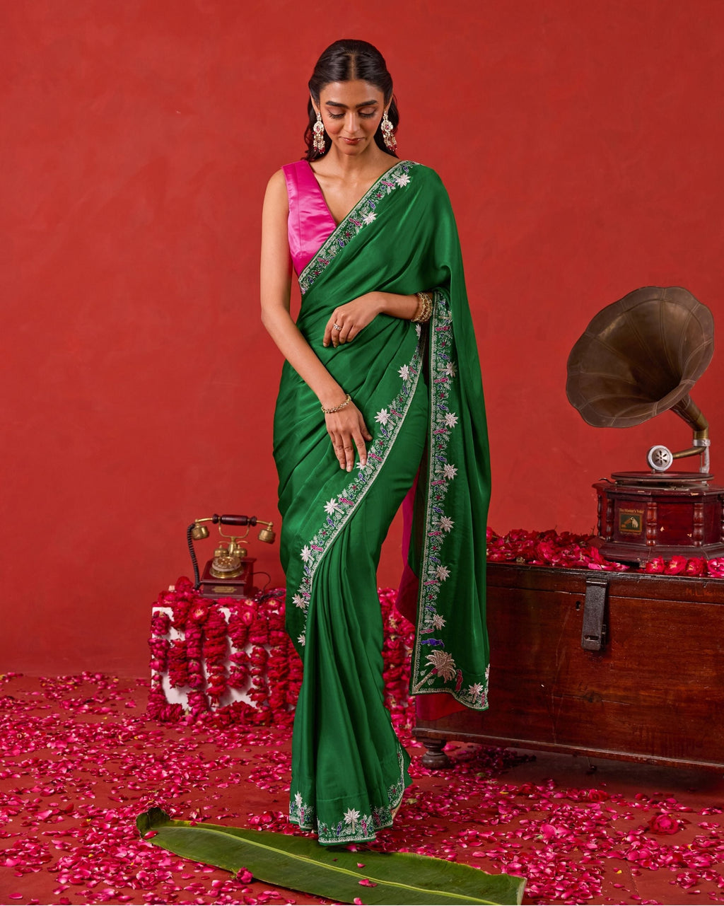 Zariya Saree by Taro with Jashn-E-Taro - The Trousseau Edit by Taro at Kamakhyaa India for sustainable fashion