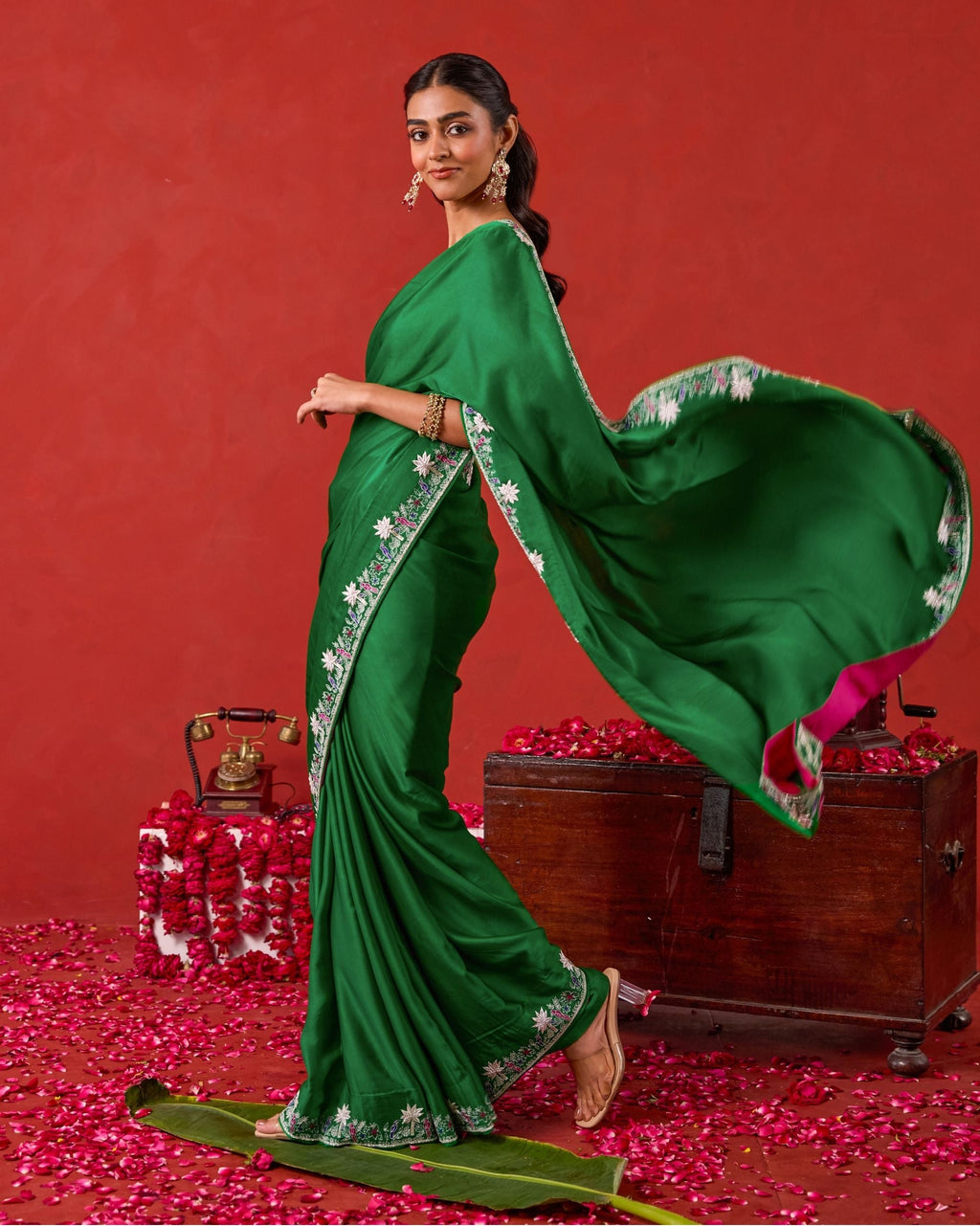 Zariya Saree by Taro with Jashn-E-Taro - The Trousseau Edit by Taro at Kamakhyaa India for sustainable fashion