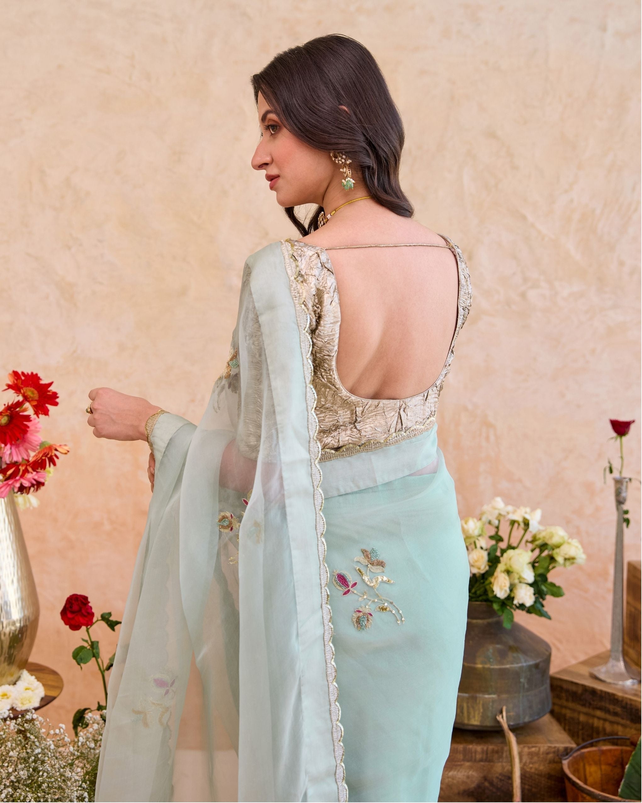 Nigar Saree by Taro with Jashn-E-Taro - The Trousseau Edit by Taro at Kamakhyaa India for sustainable fashion