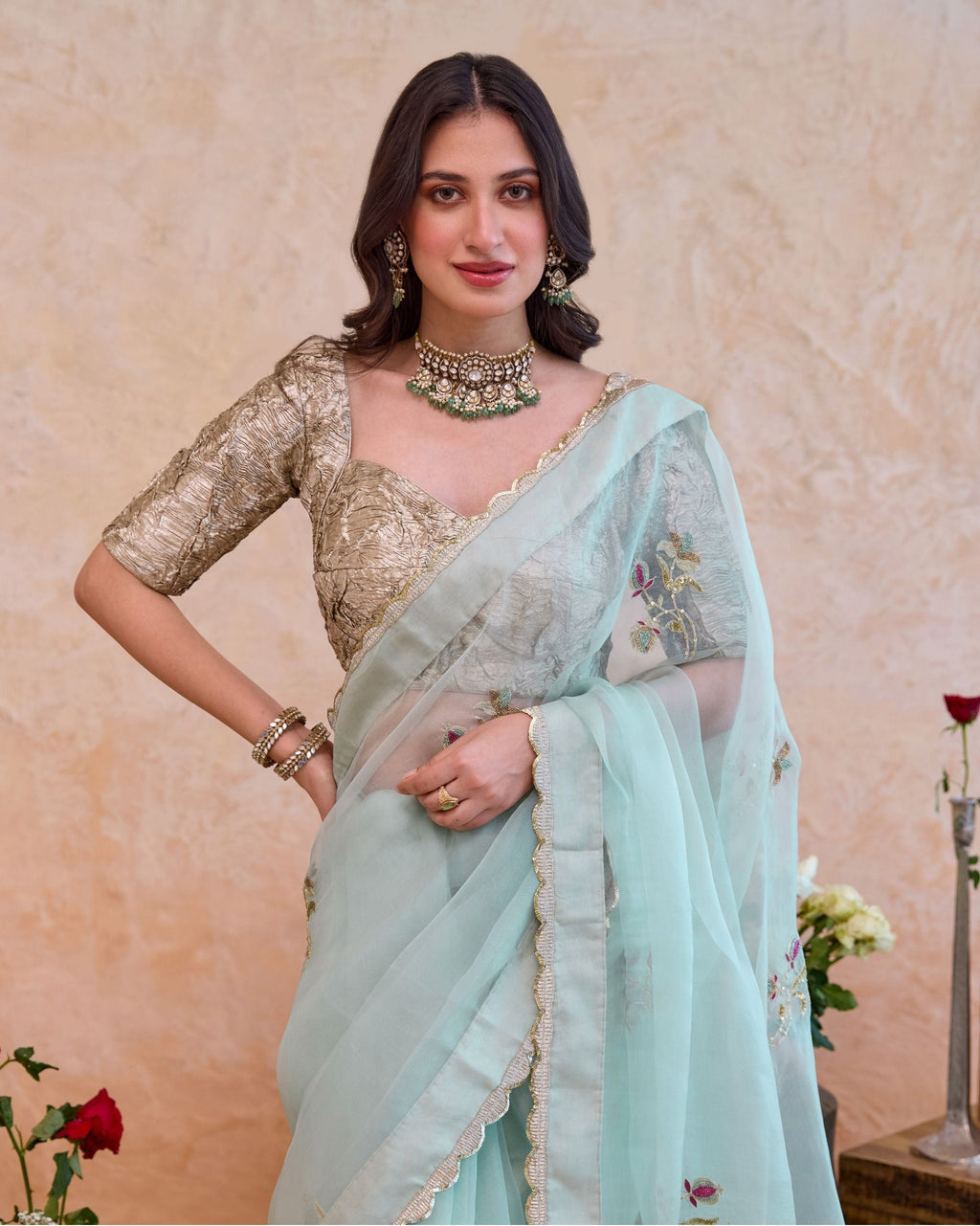 Nigar Saree by Taro with Jashn-E-Taro - The Trousseau Edit by Taro at Kamakhyaa India for sustainable fashion
