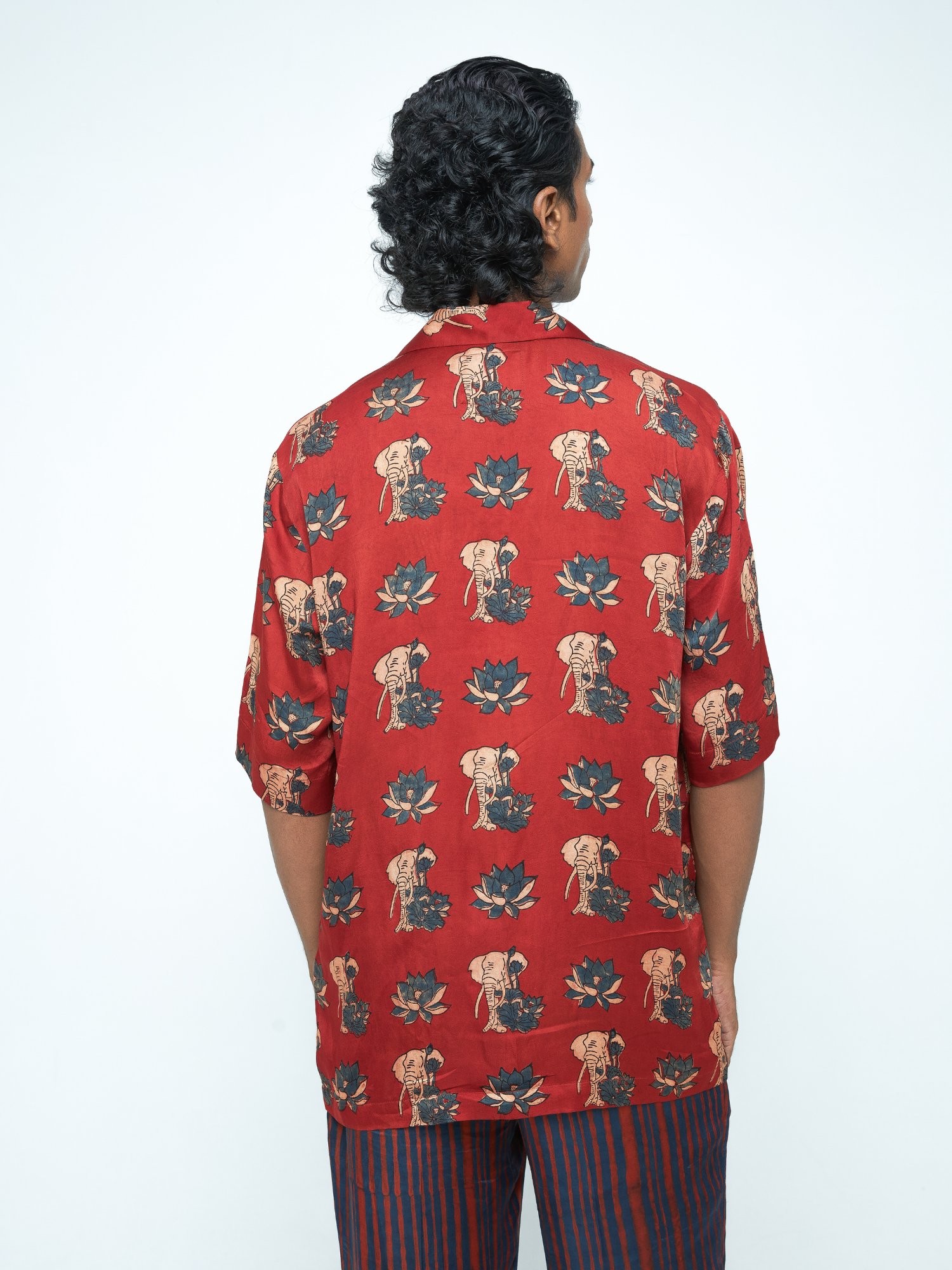 Giant Lotus Shirt by anushé pirani with Menswear, T-Shirts & Shirts, Tops & Shirts at Kamakhyaa for sustainable fashion