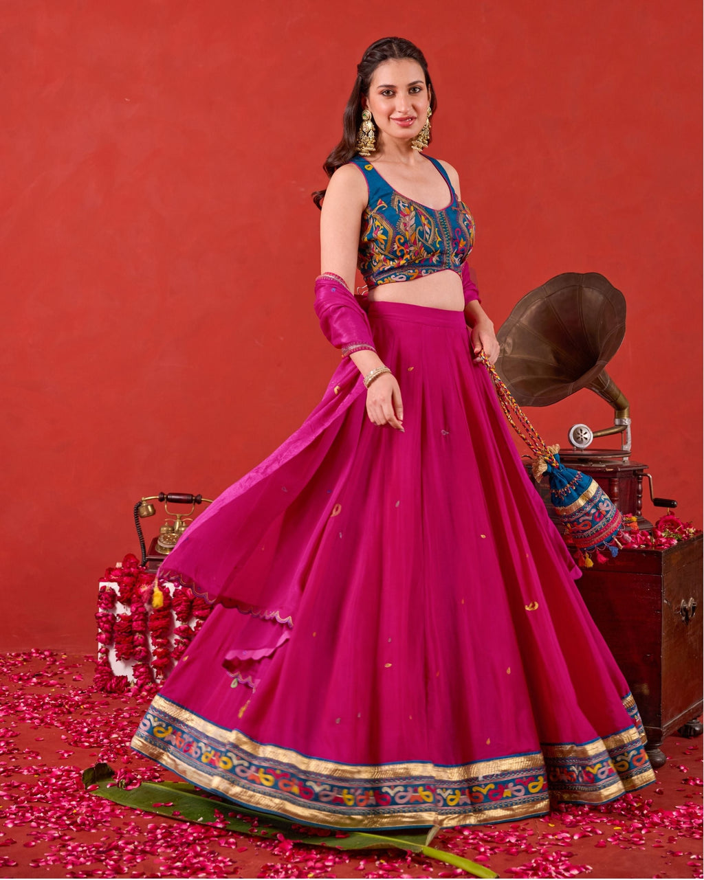 Nazakat Lehenga Set by Taro with Jashn-E-Taro - The Trousseau Edit by Taro at Kamakhyaa India for sustainable fashion