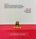 Brass Adiyogi Idol – 100% Pure Brass by Aetherea World with God at Kamakhyaa for sustainable fashion