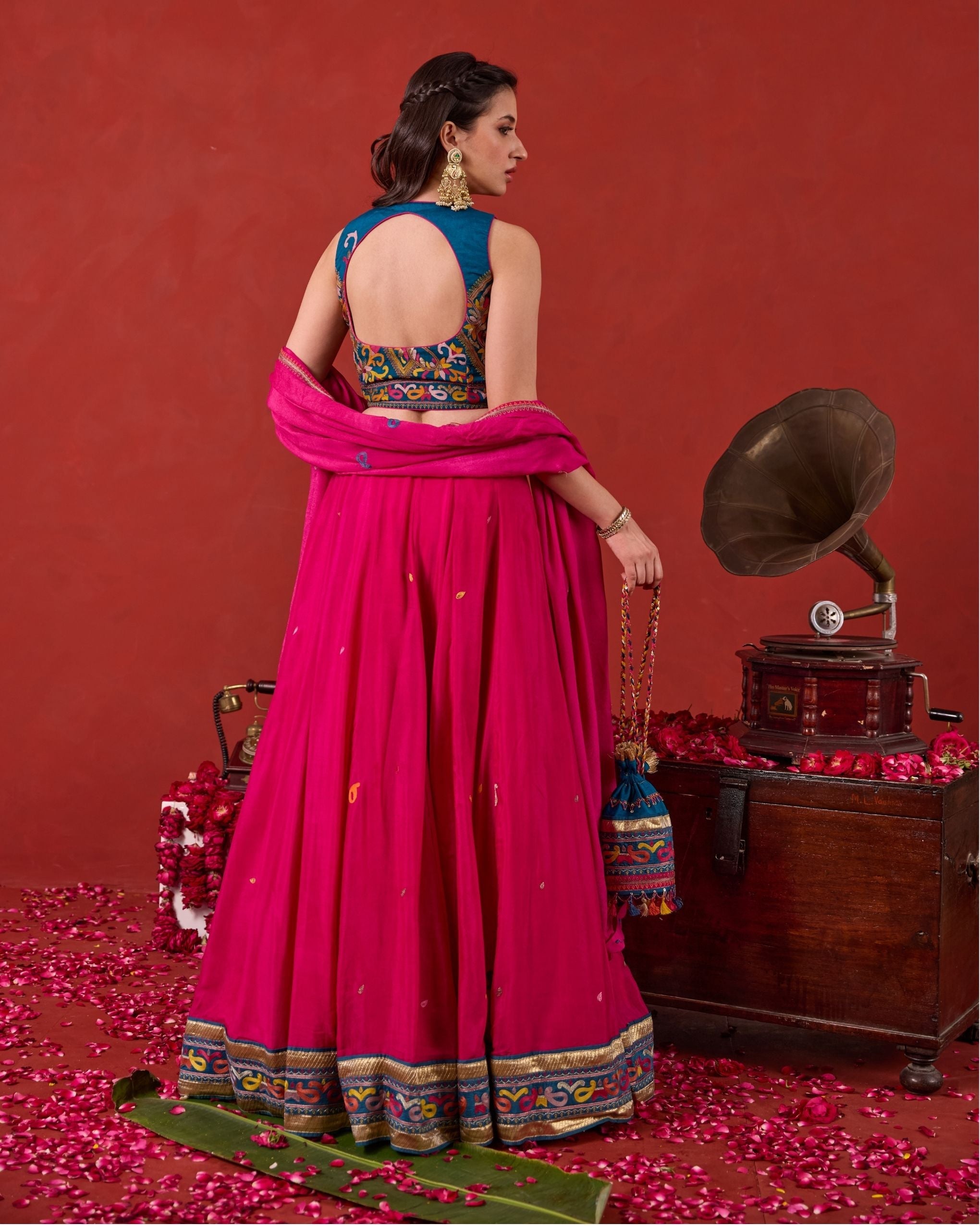 Nazakat Lehenga Set by Taro with Jashn-E-Taro - The Trousseau Edit by Taro at Kamakhyaa India for sustainable fashion