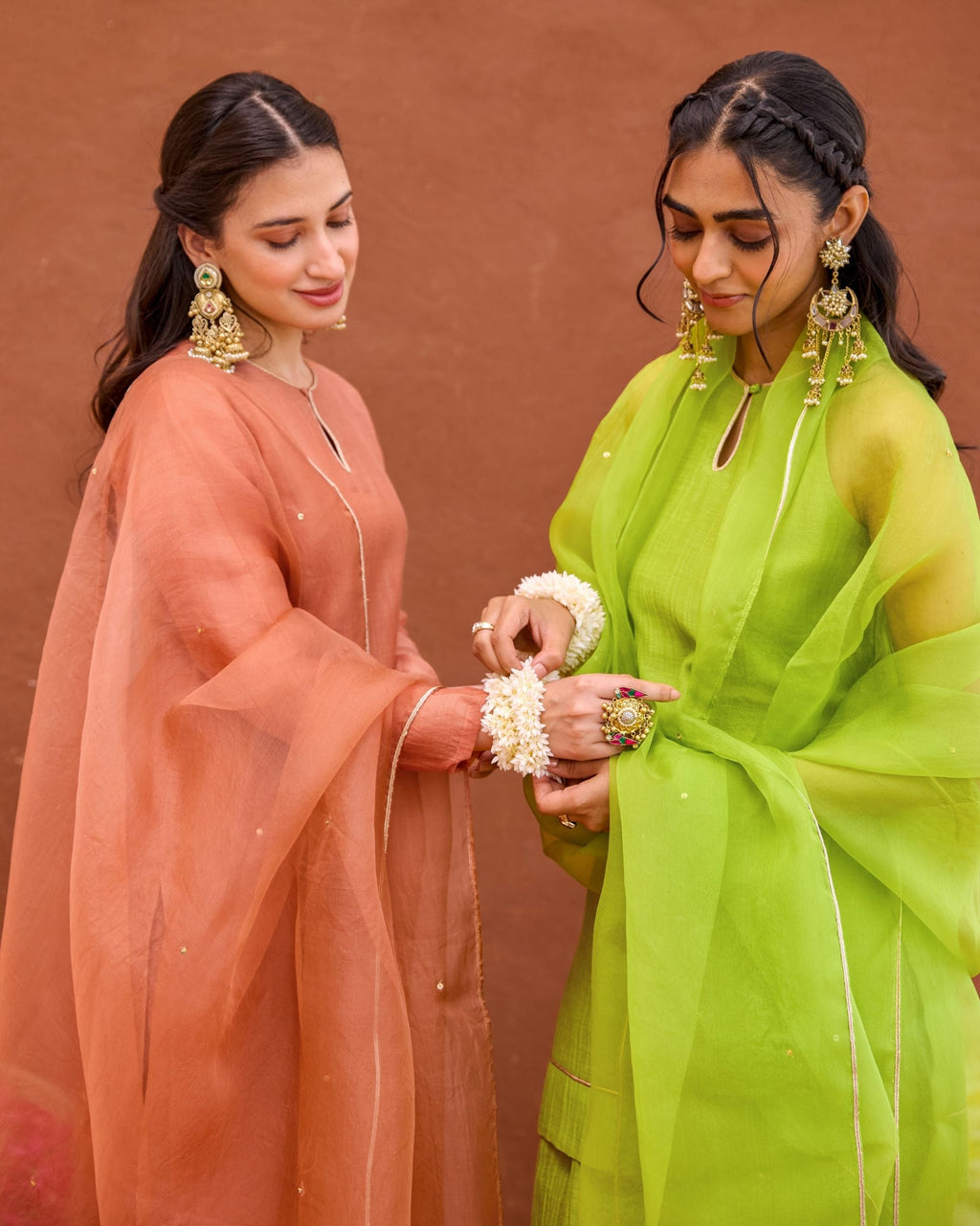 Kesar Kurta Set by Taro with Saundh by Taro at Kamakhyaa India for sustainable fashion