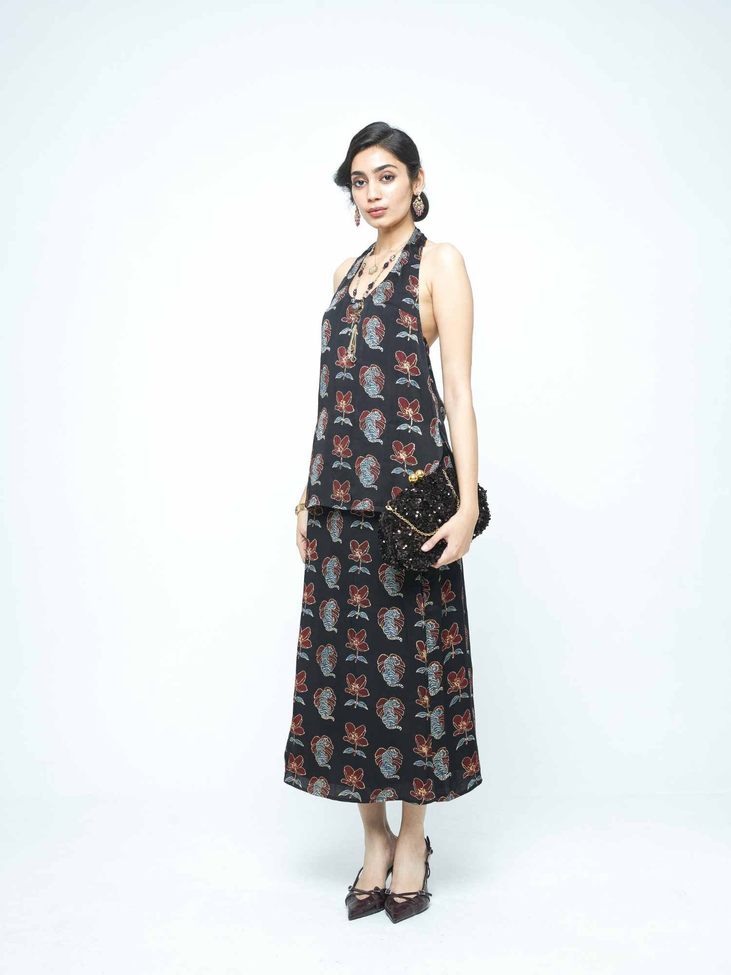Bold Halter by anushé pirani with Tops & Shirts, Woman co-ord sets, Womenswear at Kamakhyaa for sustainable fashion