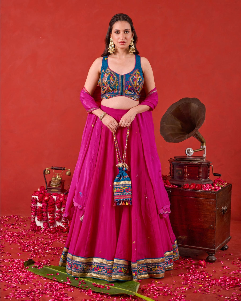 Nazakat Lehenga Set by Taro with Jashn-E-Taro - The Trousseau Edit by Taro at Kamakhyaa India for sustainable fashion