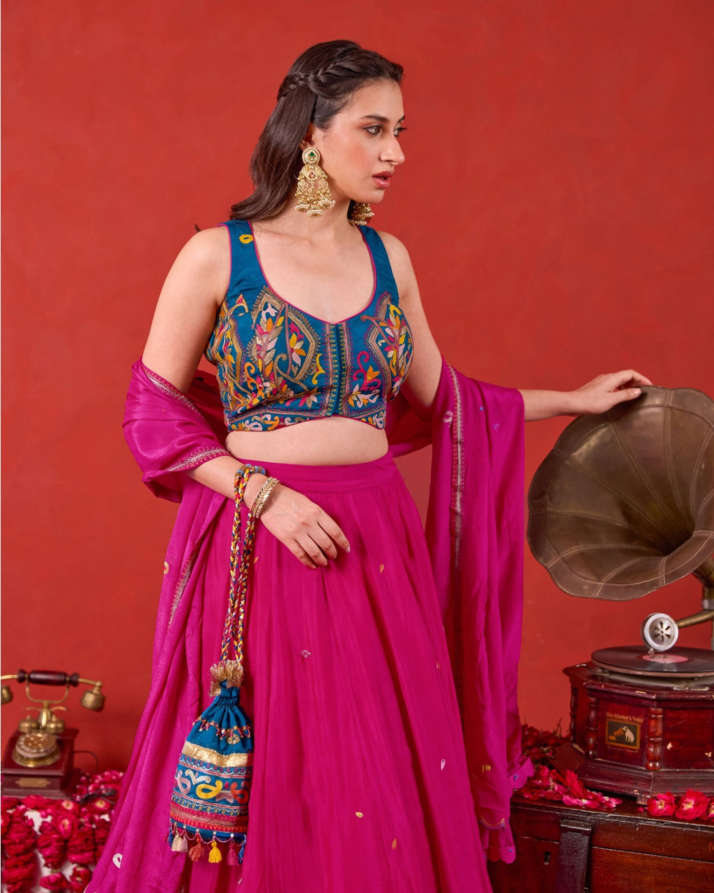 Nazakat Lehenga Set by Taro with Jashn-E-Taro - The Trousseau Edit by Taro at Kamakhyaa India for sustainable fashion