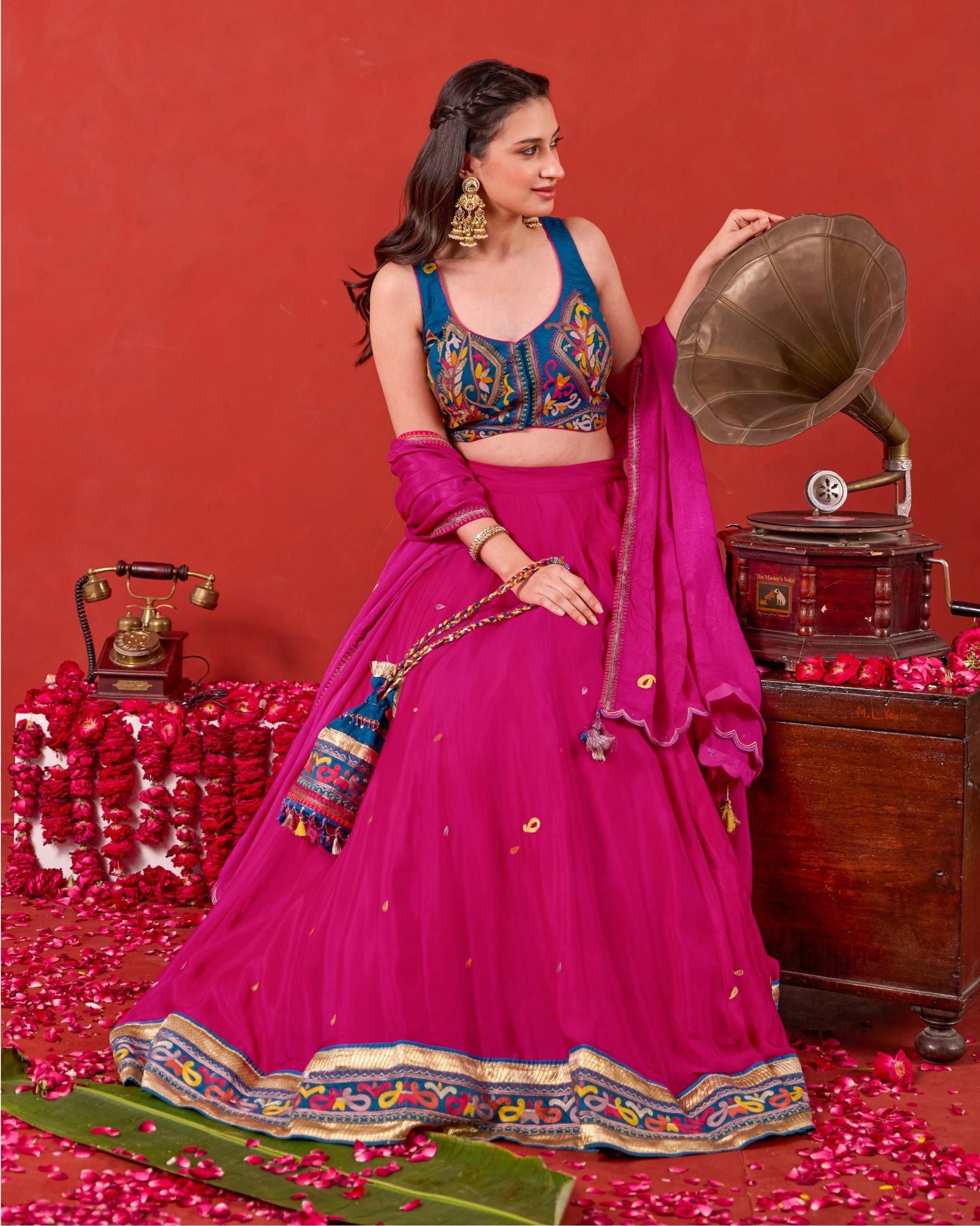 Nazakat Lehenga Set by Taro with Jashn-E-Taro - The Trousseau Edit by Taro at Kamakhyaa India for sustainable fashion