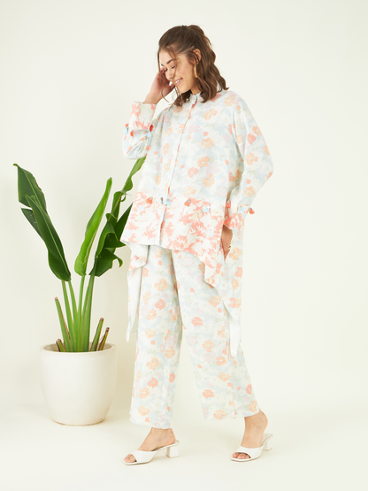 Perfect Pastel Co-ord Set by Bohobi with at Kamakhyaa for sustainable fashion